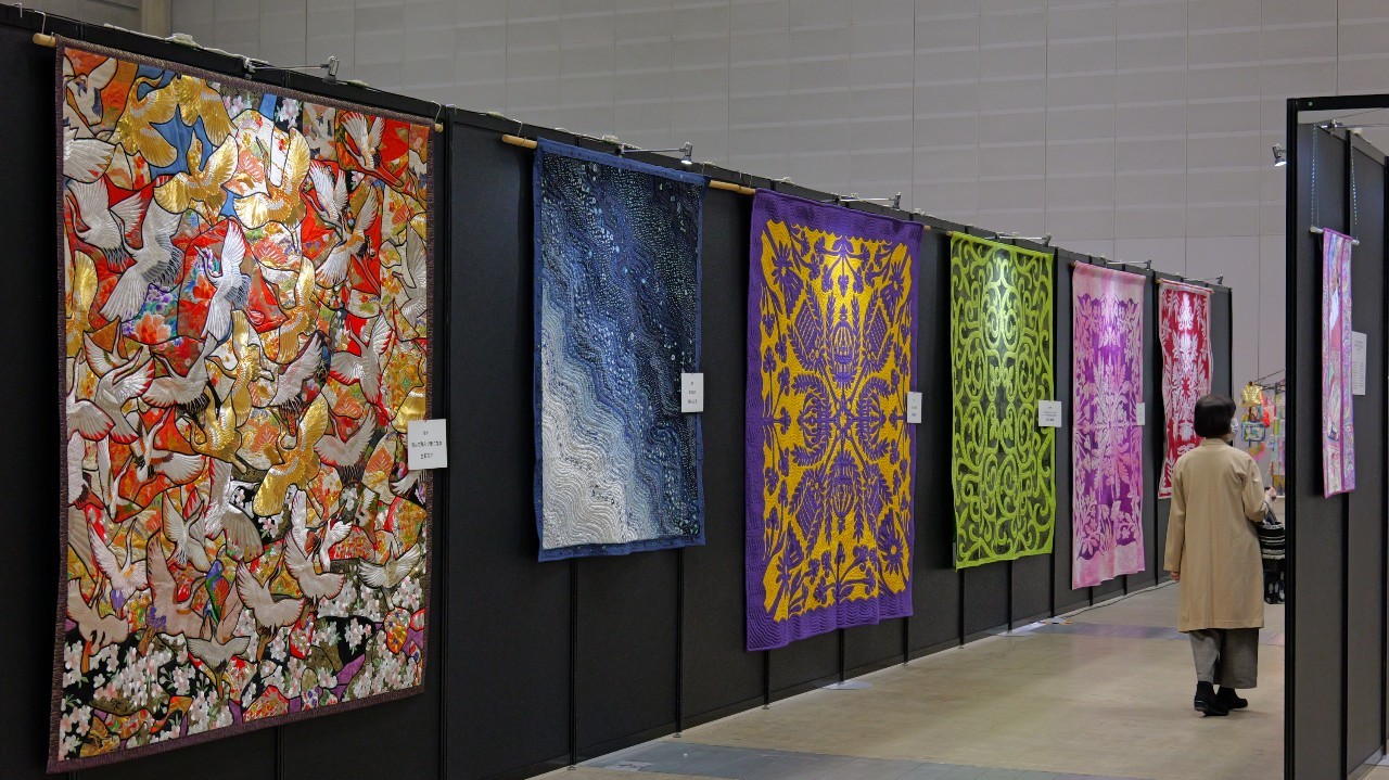 WIRLD QUILT FESTIVAL2024_展示コーナー