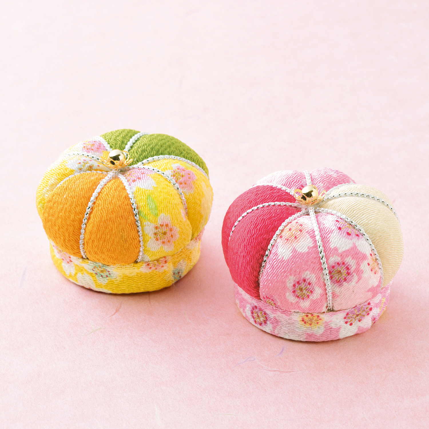 【お取り寄せ・返品不可】JTC2タカギ繊維 Panami ふっくらピンクッション 「黄・ピンク」 キット (個)