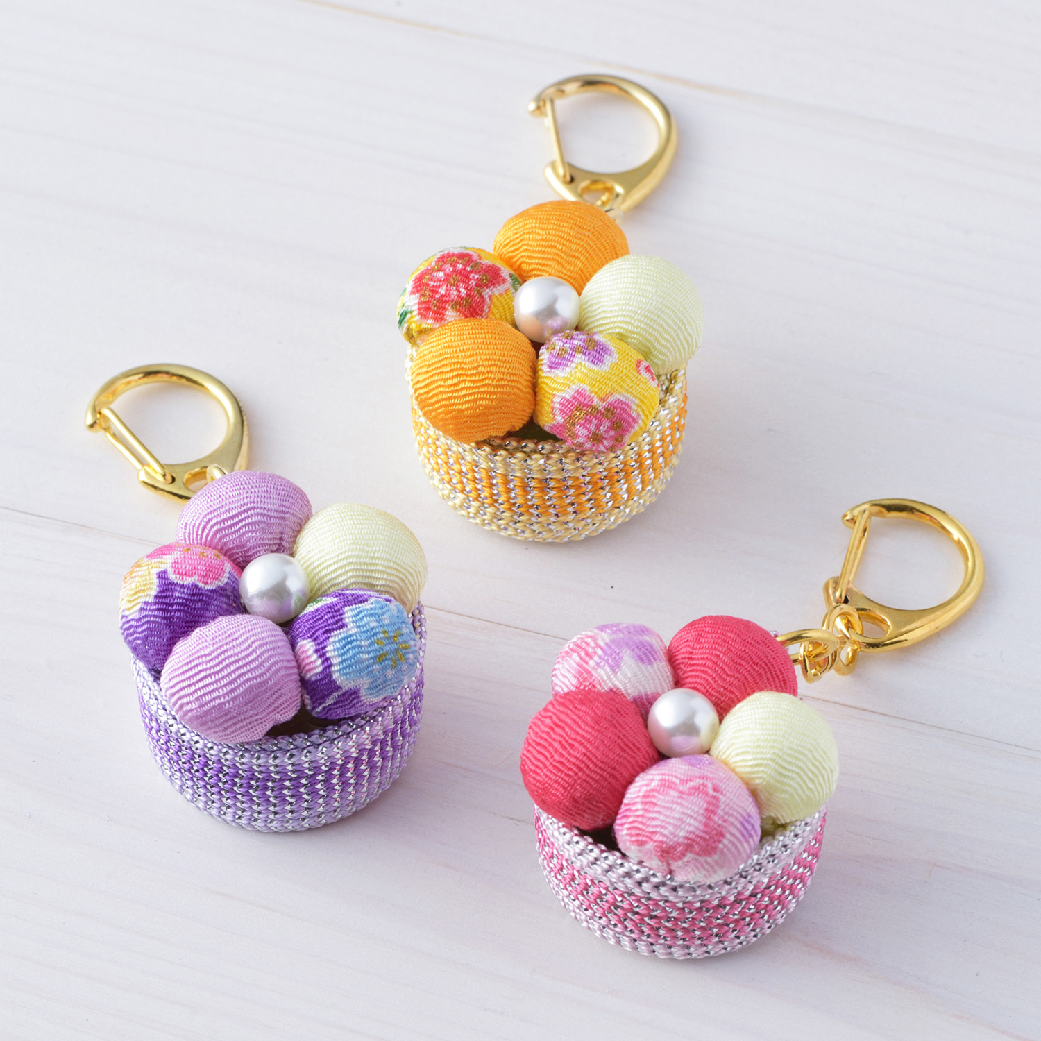 【お取り寄せ・返品不可】TC129 タカギ繊維 Panami エコキーホルダー 「ぽんぽん花」 キット (個)
