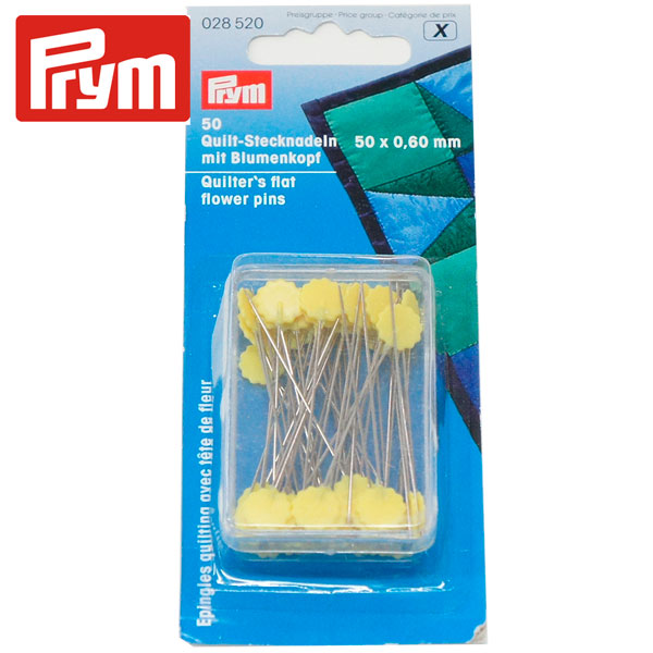 PRM028520 Prym Heat-resistant Quilting Pins 0.6mmΦx50mm 50pcs (pcs)