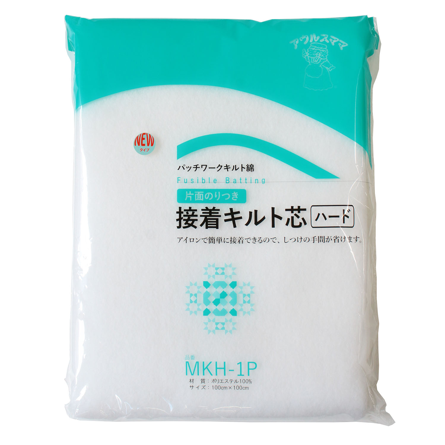 [Order upon demand, not returnable]MKH1P-10 Iron-on Domette Flannel White 10 pcs set (set)