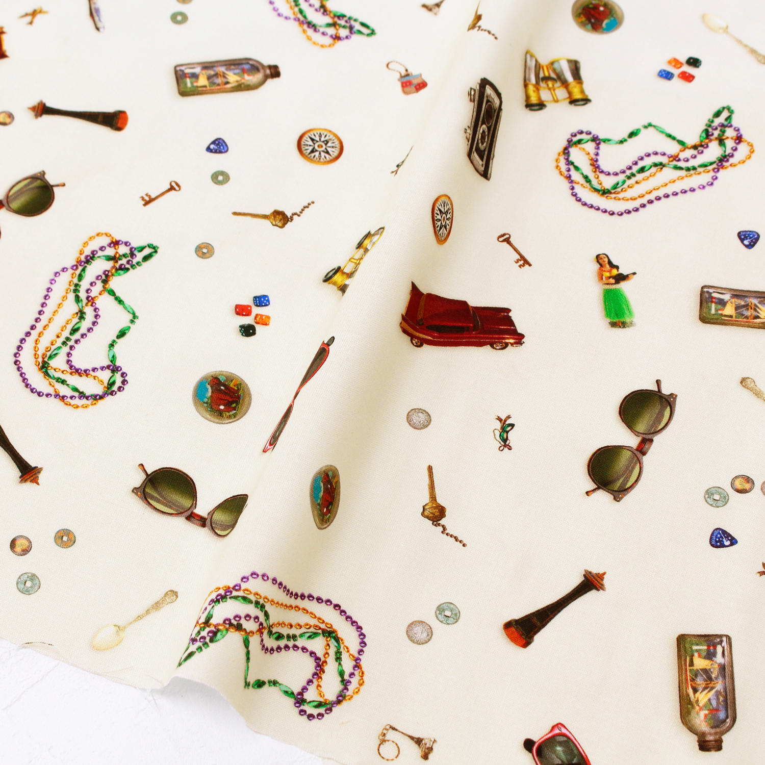 [0809 New Pattern] ROB23074-200 Off-white Antique Accessories ROBERTKAUFMAN USA Print approx.13.7m (roll)