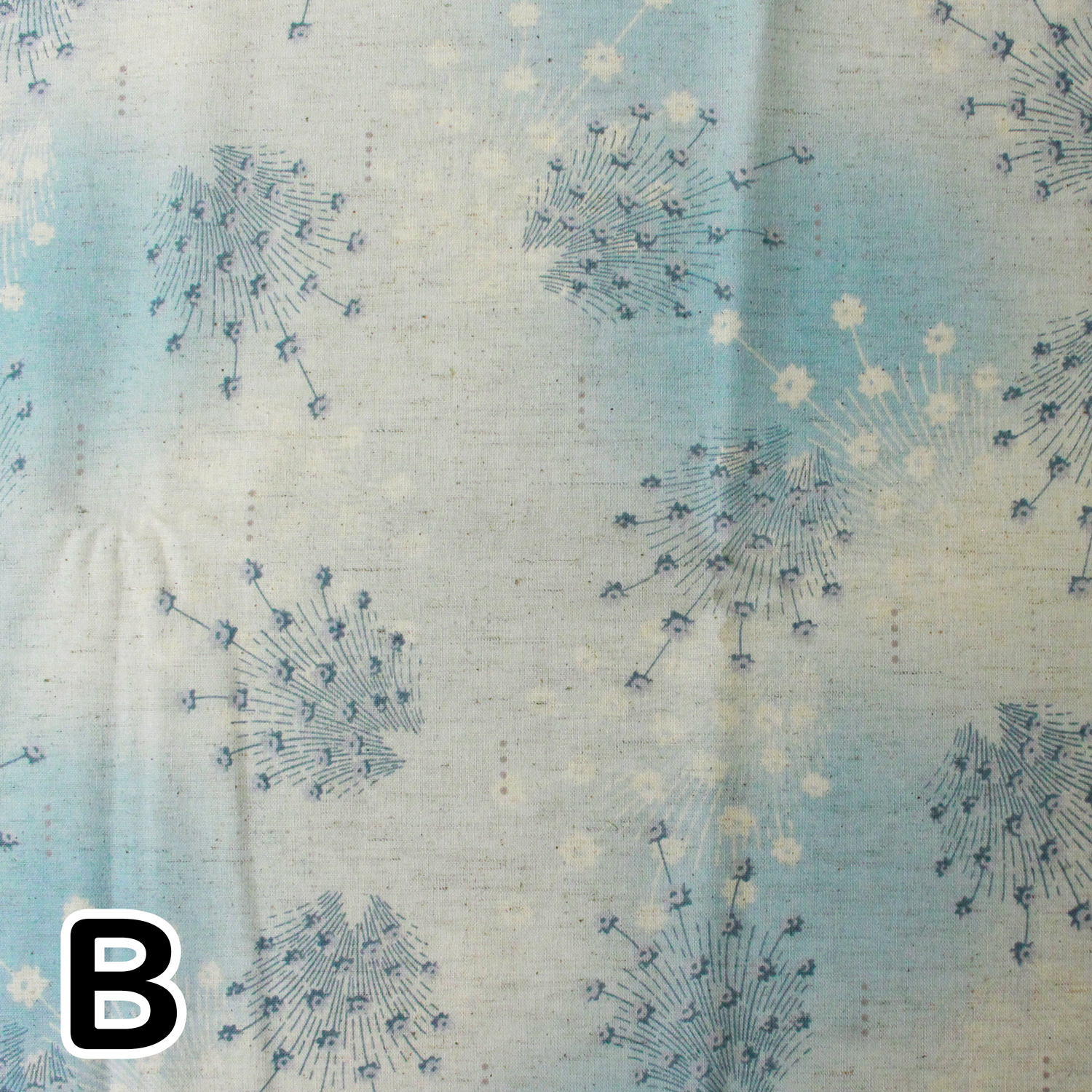 【WEB限定・原反特価】■CL10447L-B CALM 綿麻シーチング生地　巾約108cm 原反 (巻)