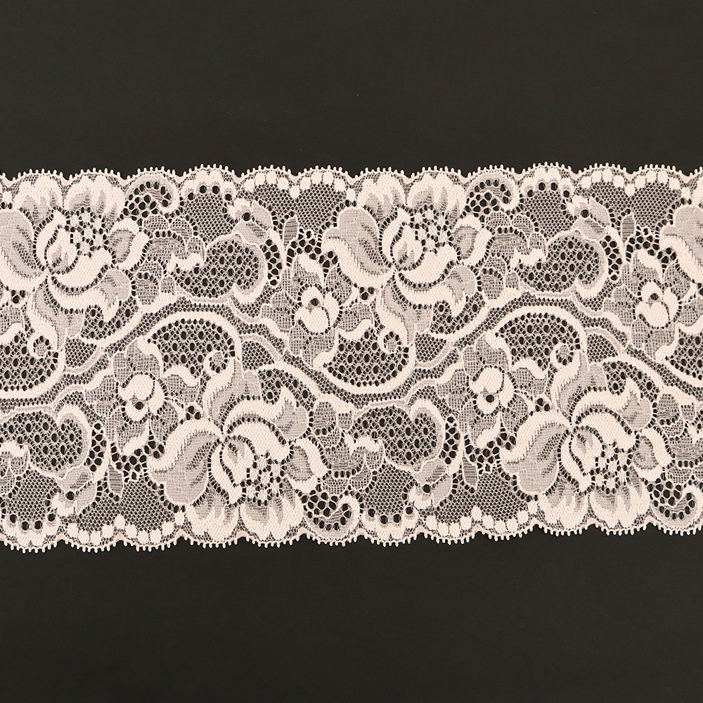 【限定特価】TOK-66701-31 特価ストレッチレース  巾約15cm*45ｍ乱 ピンク (巻)