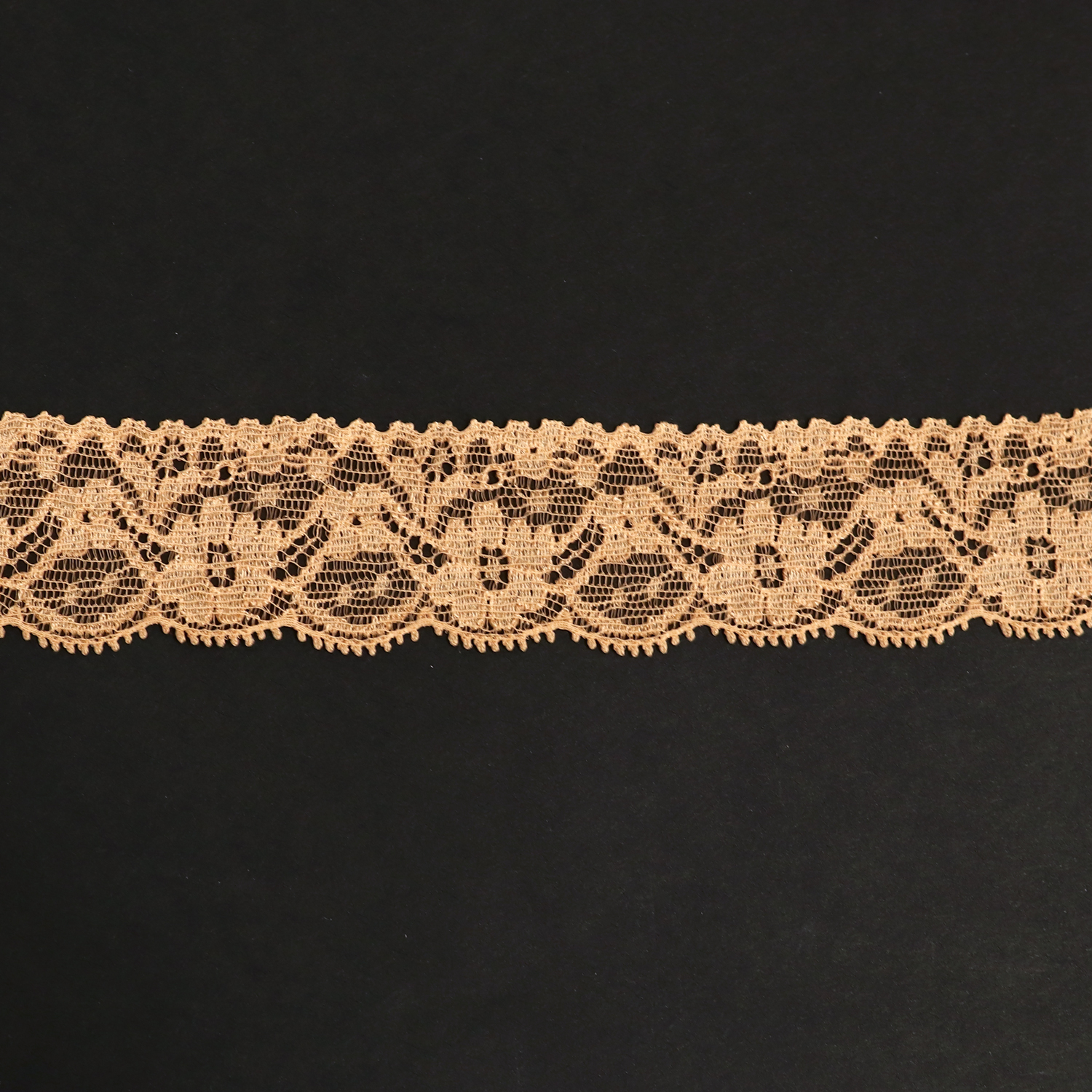 【限定特価】TOK-725052-24 特価ストレッチレース  巾約2.5cm*210ｍ乱 マロン (巻)