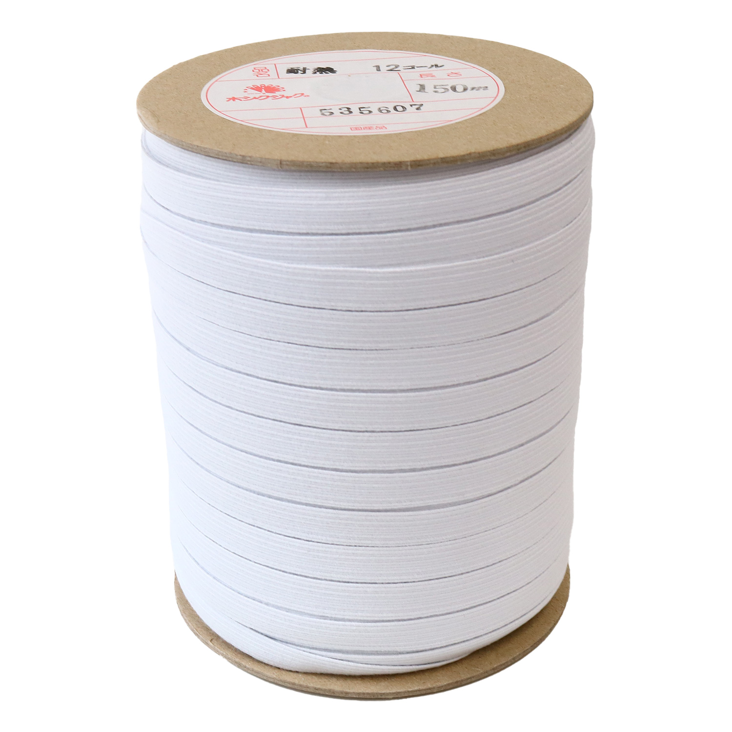 [Order upon demand, not returnable]F10-KYO12-150 強力ゴム 耐熱 12コール 150m (巻)