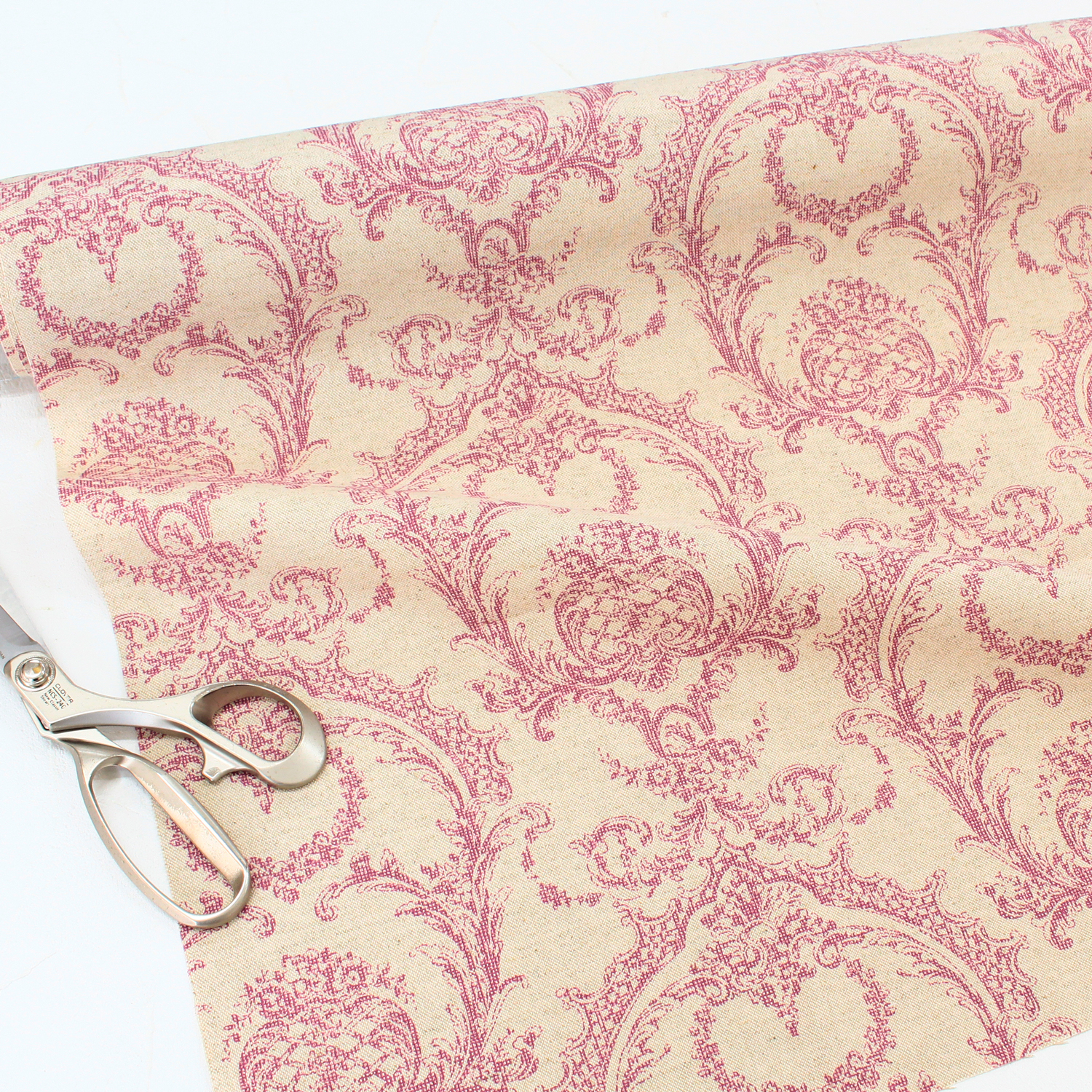 AS23600-69-50CM Toile de Jouy Cotton linen print Width approx. 140cm 50cm units (sheets)