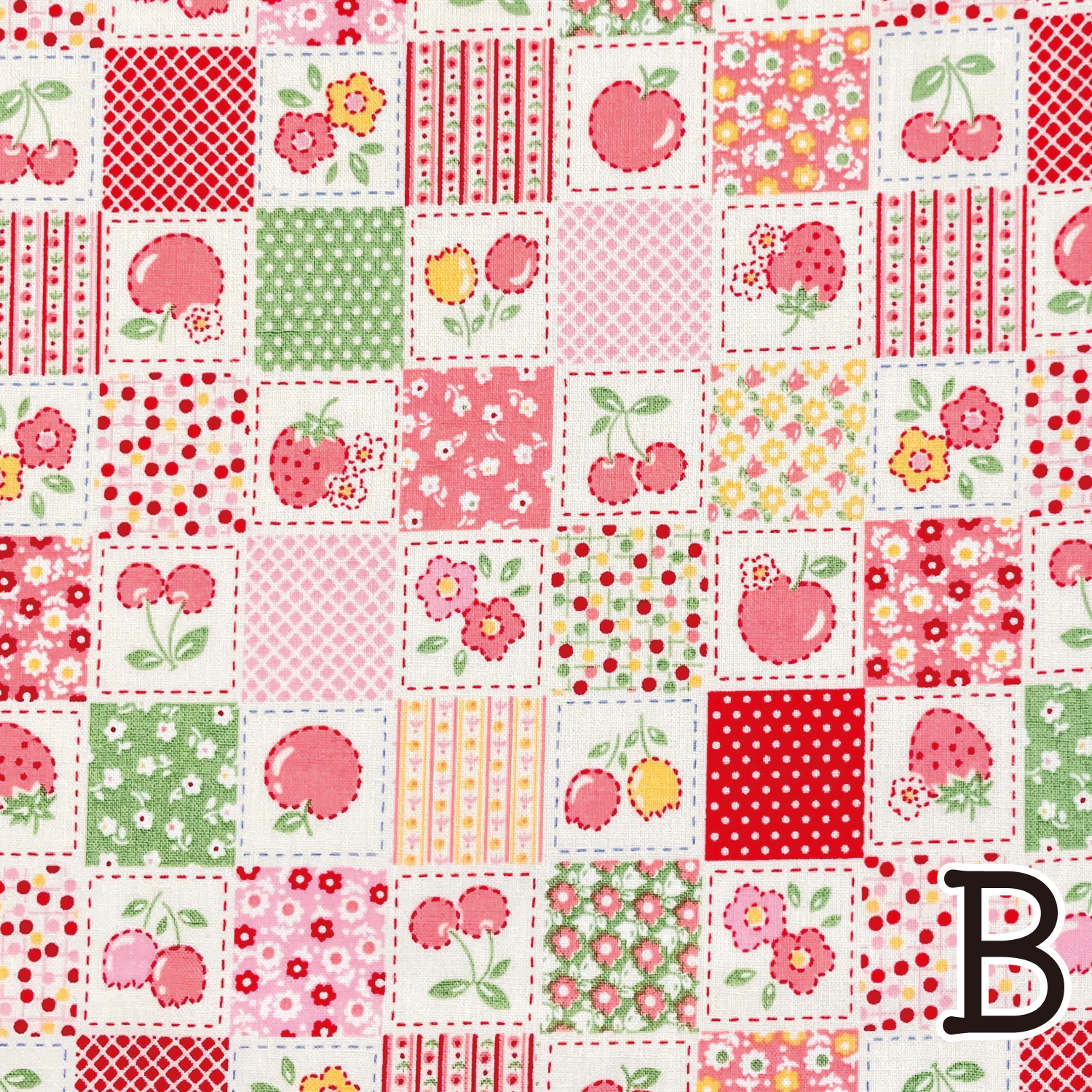 【第二弾】【WEB限定・原反特価】■HM10725-B Happy message 30’S 巾約110cm  原反（巻）