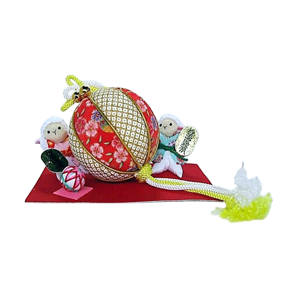 【お取り寄せ・返品不可】TOG3572 2027年干支・ちりめん手作りキット 羊の祝いまり (袋)