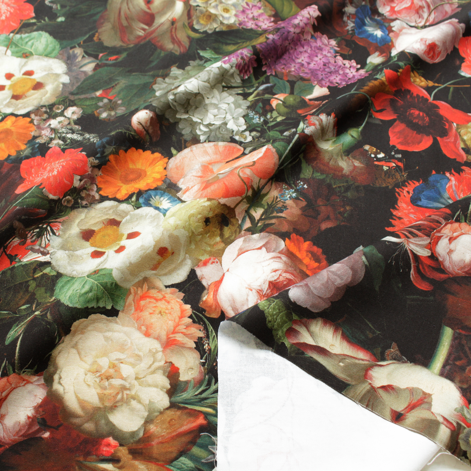 VIL2610-55 Imported from Spain digital print-ox Fabric approx. Width140cm 1m/unit (m)