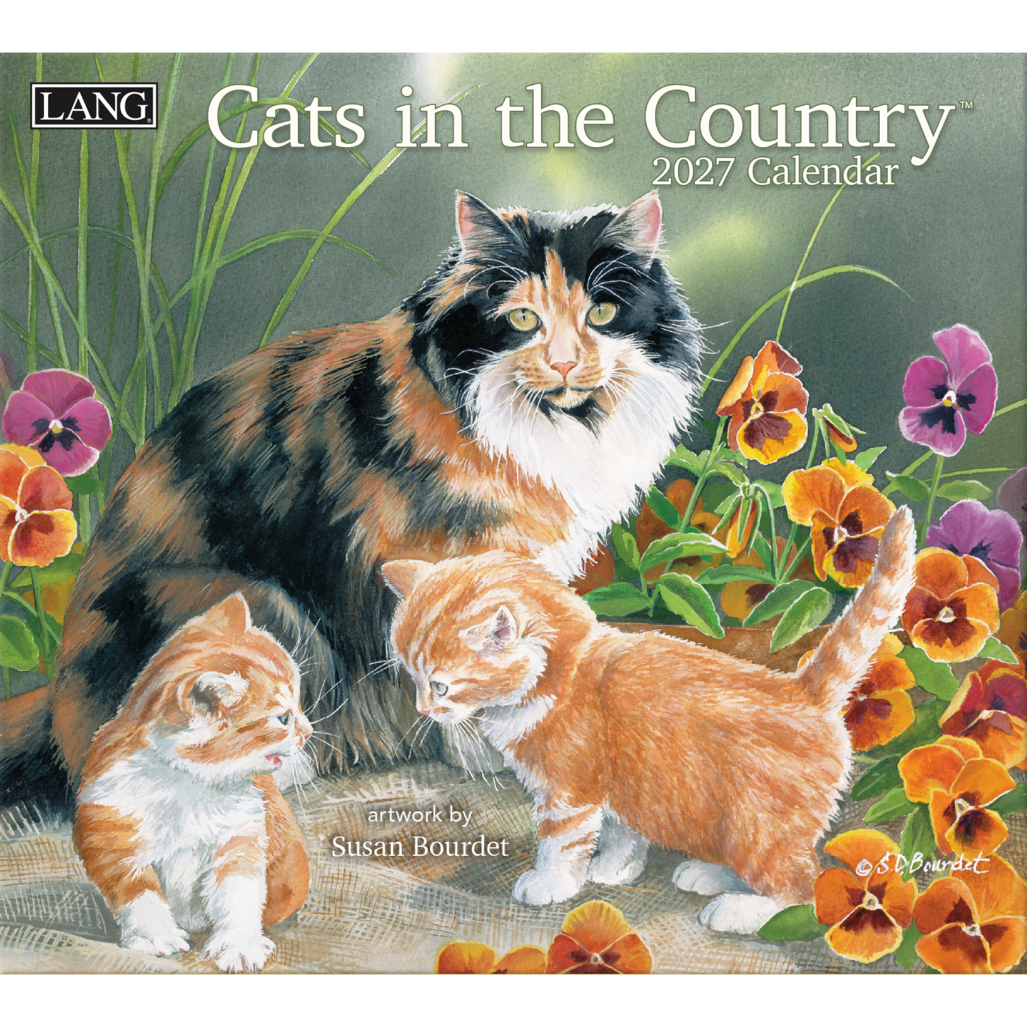 【第二弾】US5028 2027年USAカレンダー 「CATS  IN  THE  COUNTRY」  (冊)