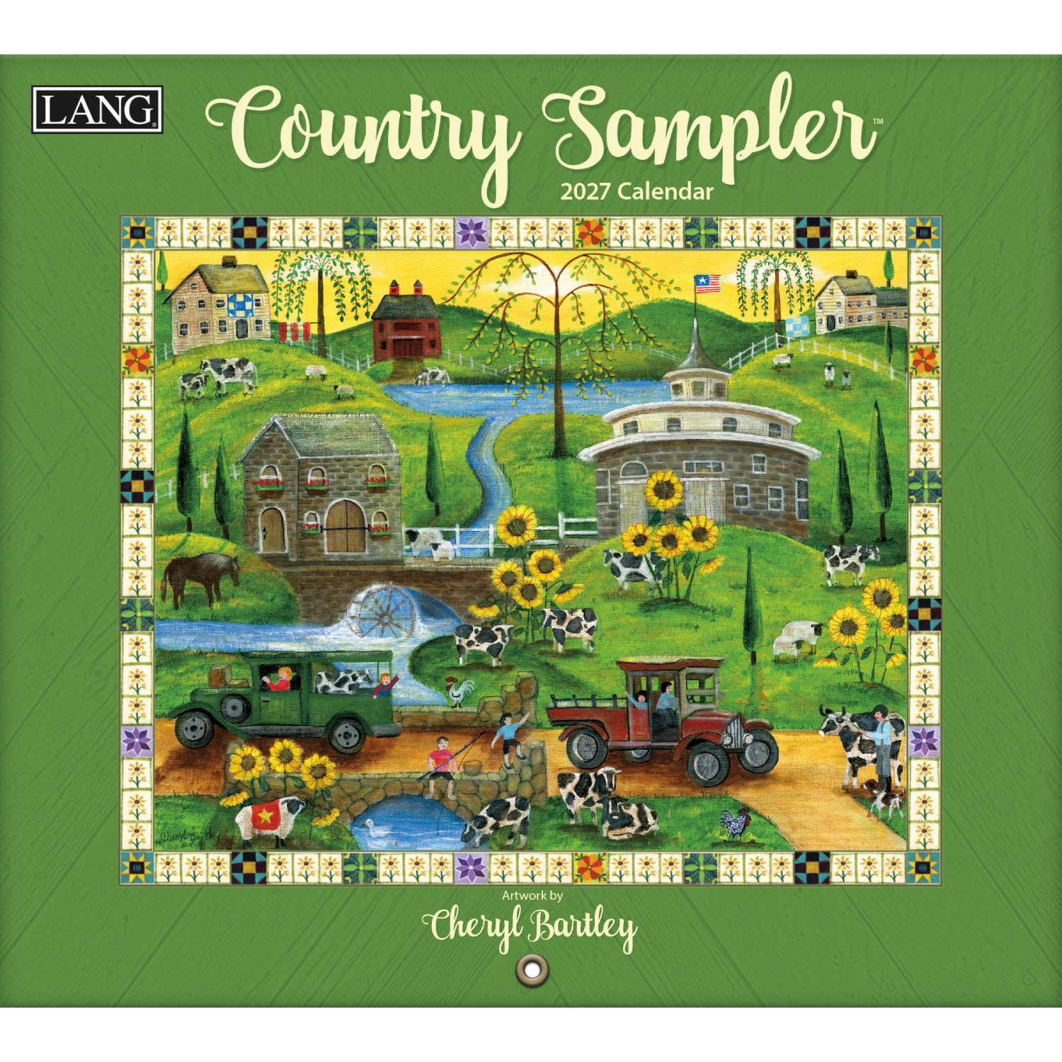 【第二弾】US5037 2027年USAカレンダー 「COUNTRY SAMPLER」  (冊)