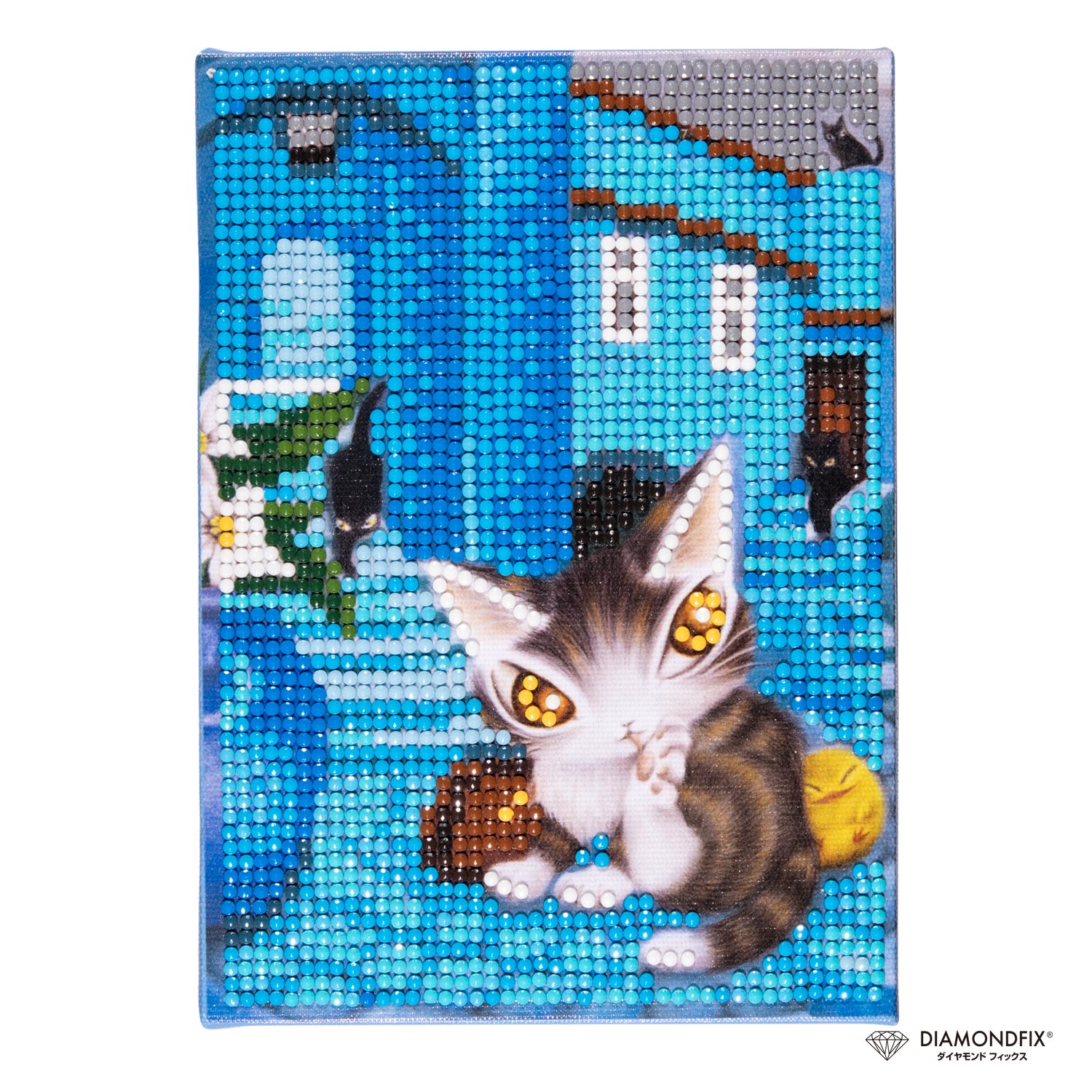 【キャンペーン対象】【お取り寄せ・返品不可】DF2L-WF006 ダイヤモンドフィックス 猫のダヤン 黒猫のいる青い街 (箱)