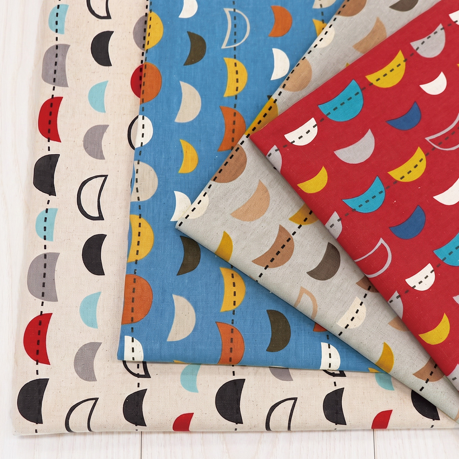 ET10728 Collection etoffe imprevue 2026 斉藤瑤子 綿麻キャンバス生地 1m単位 (m)