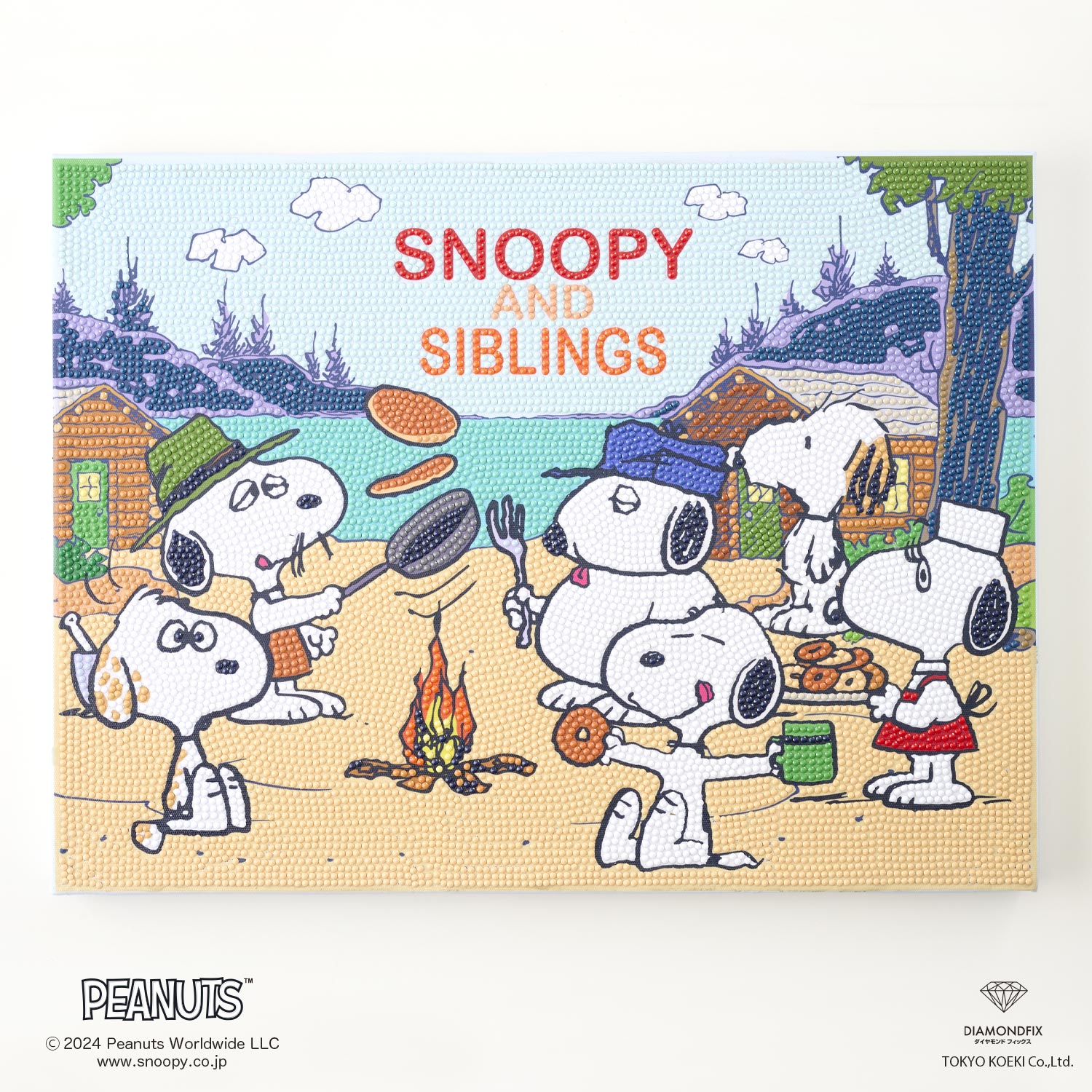 DF34-PN001 ダイヤモンドフィックス SNOOPY&SIBLINGS スヌーピー ビーズキット (箱)