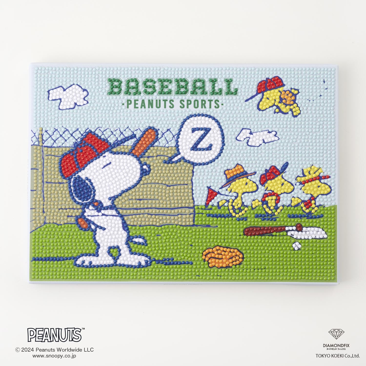 DFB5-PN003 ダイヤモンドフィックス スヌーピー BASEBALL ビーズキット (箱)
