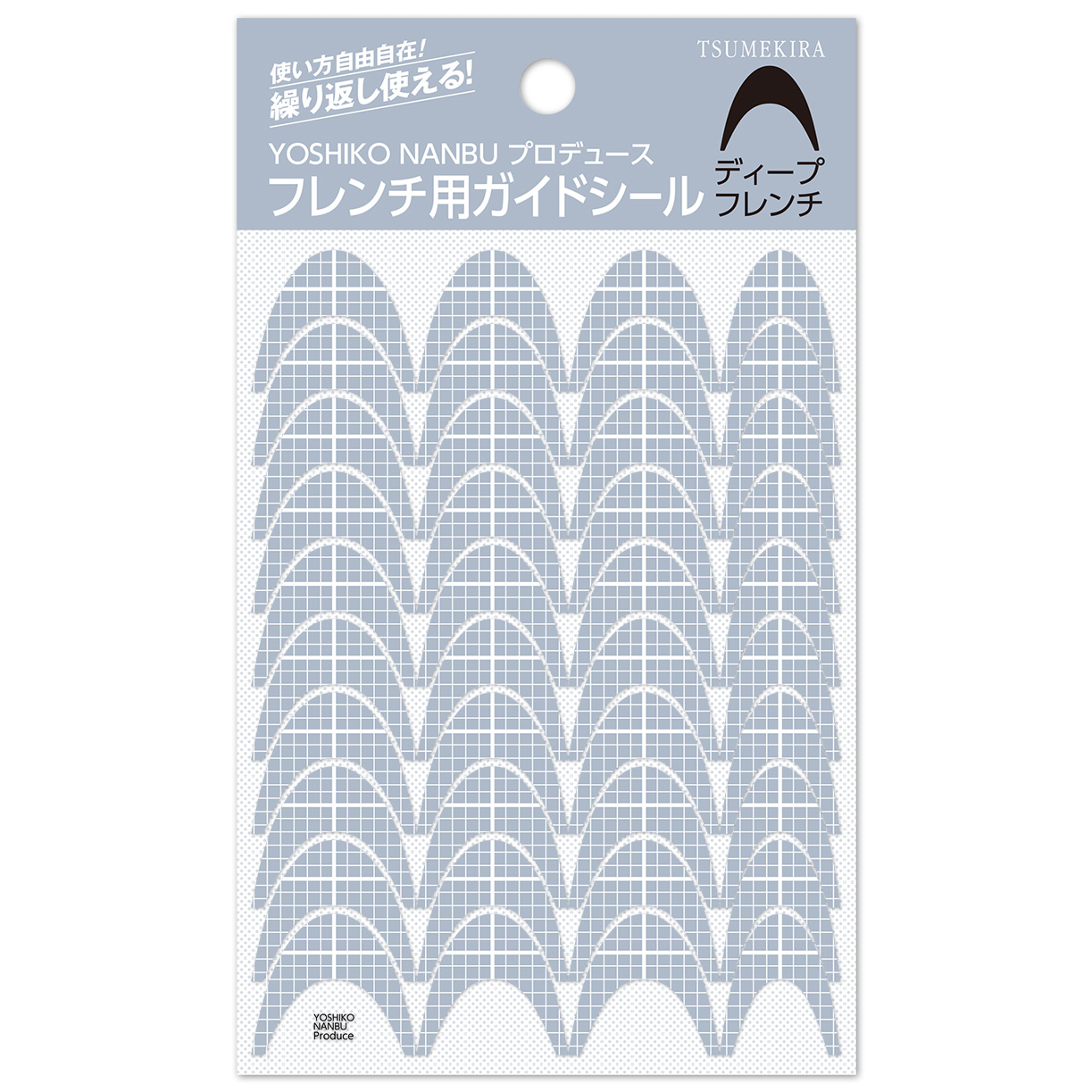 [On order/not returnable] NN-FGD-002 YOSHIKONANBU Produced French Guide Stickers Deep 2 Claw Nail (sheets)