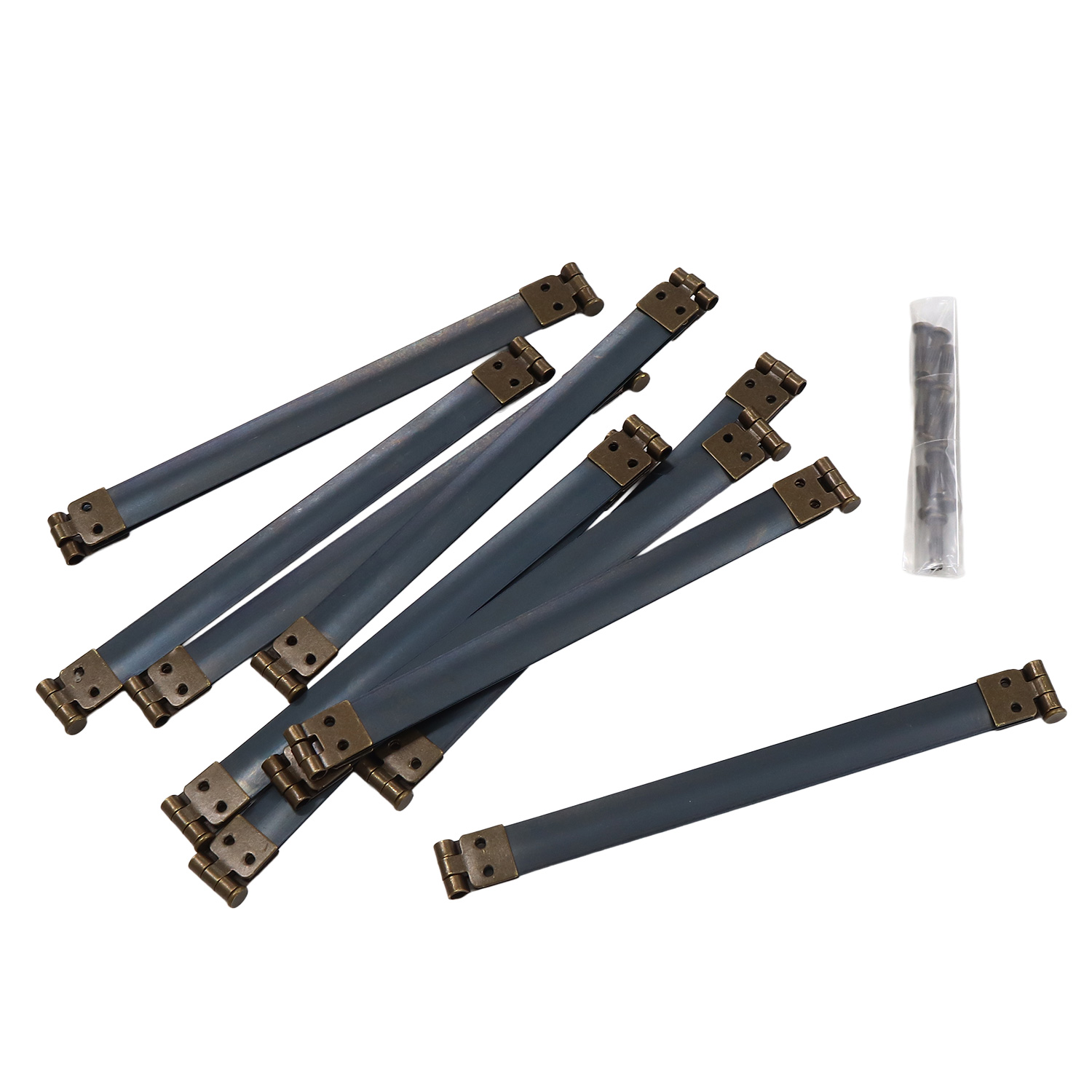 TYK8002 バネ口金 幅12cm 【アンティークゴールド】 10本入 (袋)