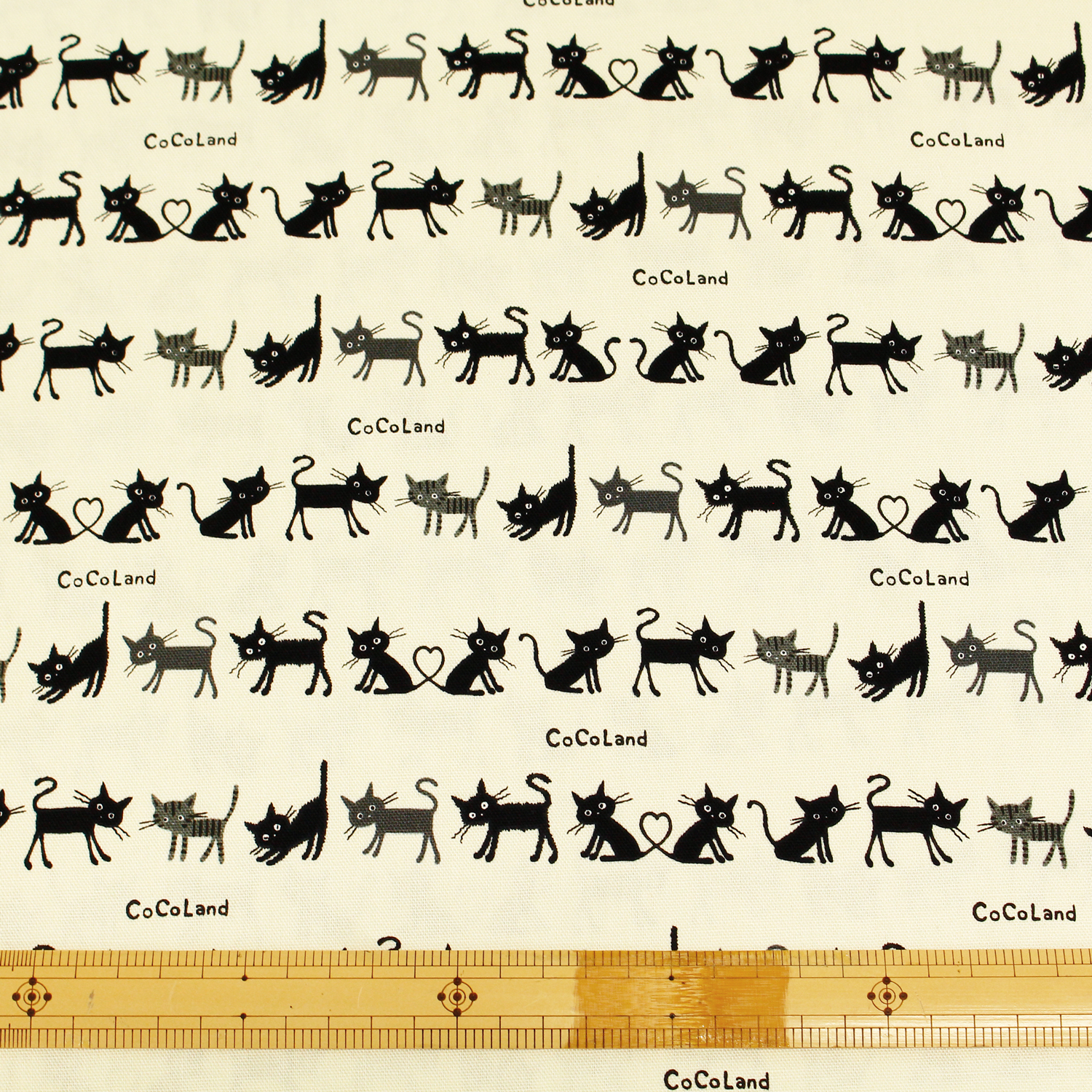 [Web-only, special price] ■HCO10002-1A Oxford Print Fabric cat Width approx. 110cm (roll)