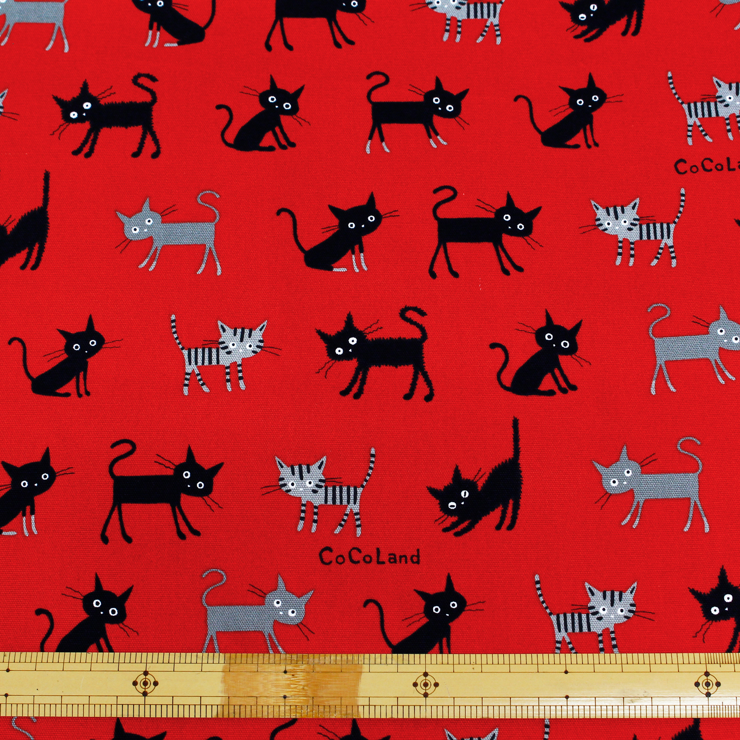 [Web-only, special price] ■H10002-2B Oxford print fabric Cat Width approx. 110cm (roll)