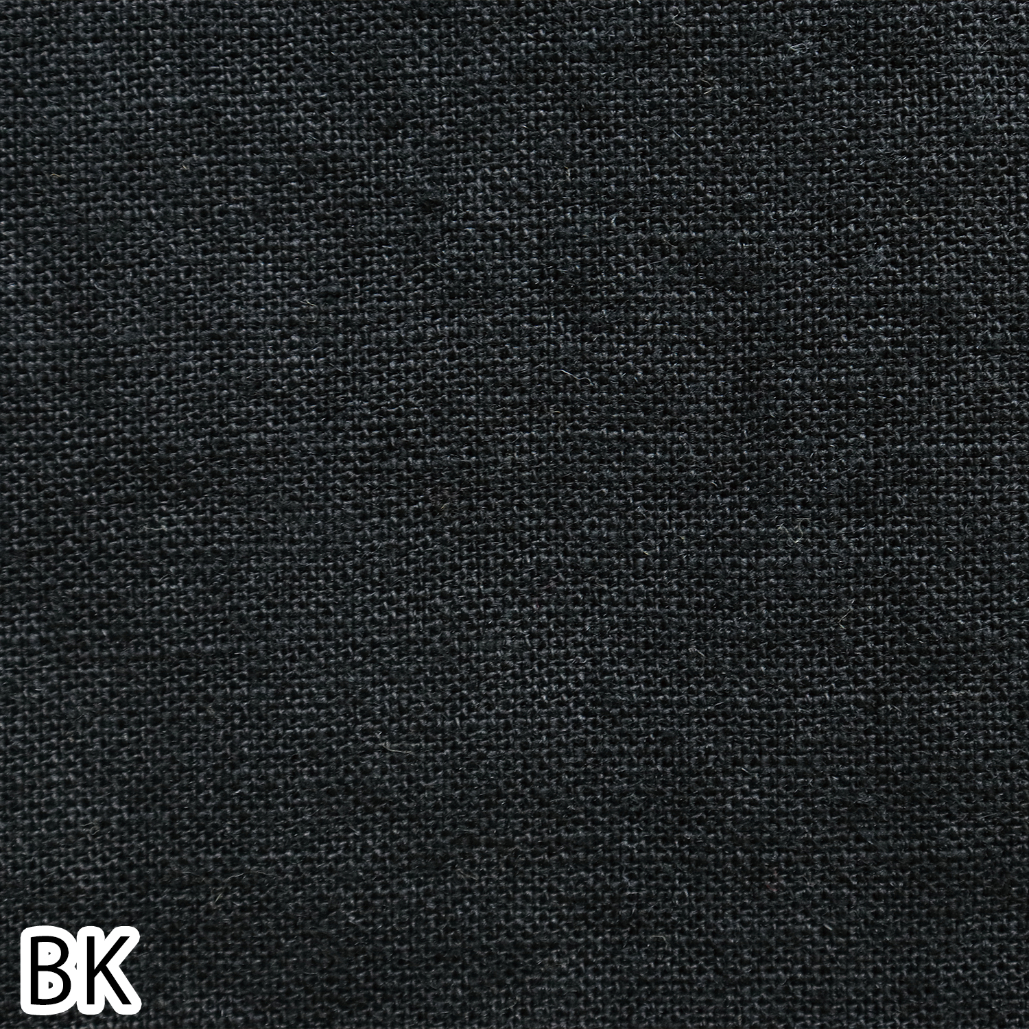 【6/23までWEB限定・原反特価】■SB2039R-BK-12.5m 麻キャンバス 麻100% ブラック 12.5m (巻)