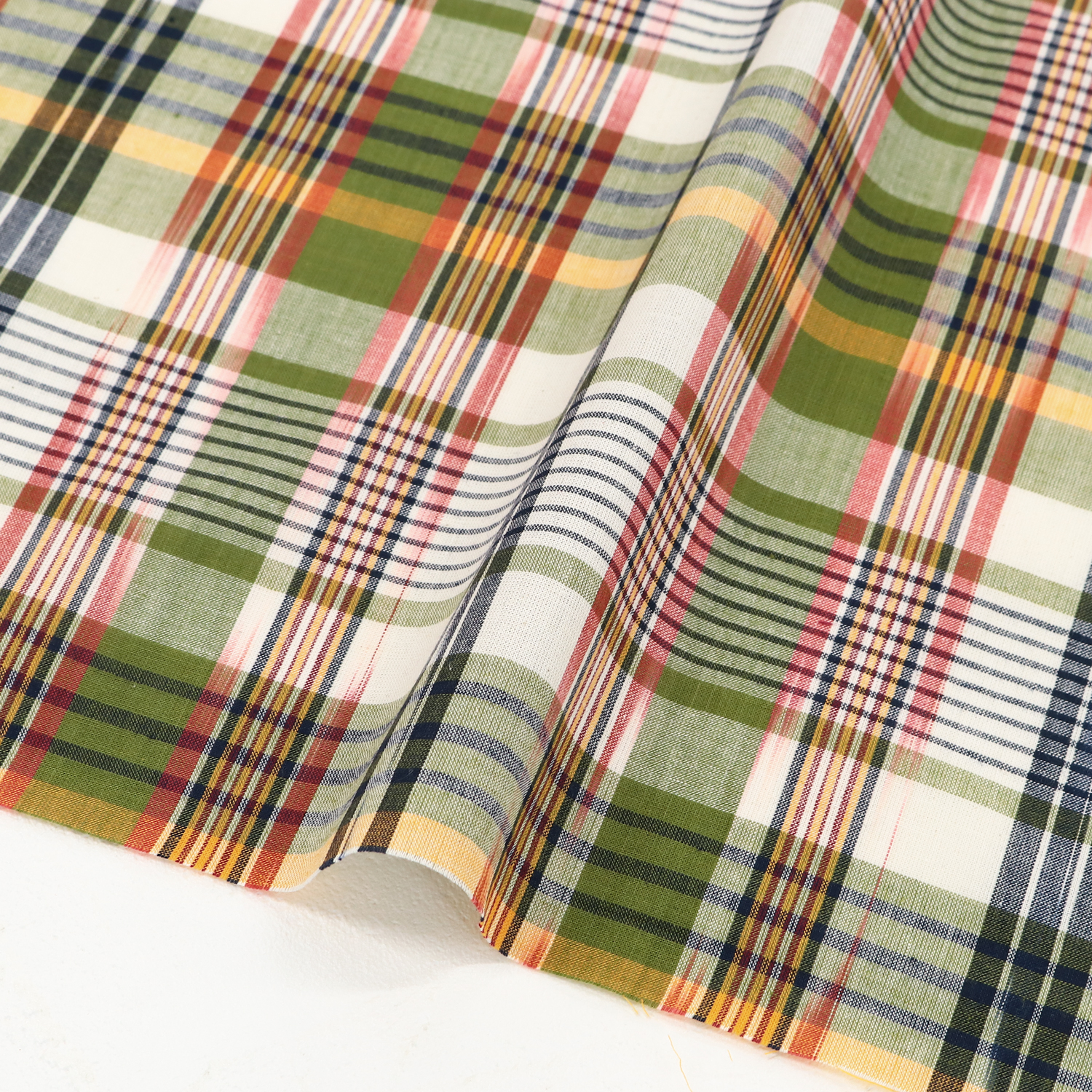IND2019-8 Madras Check from India width approx,110cm 1m/unit  (m)
