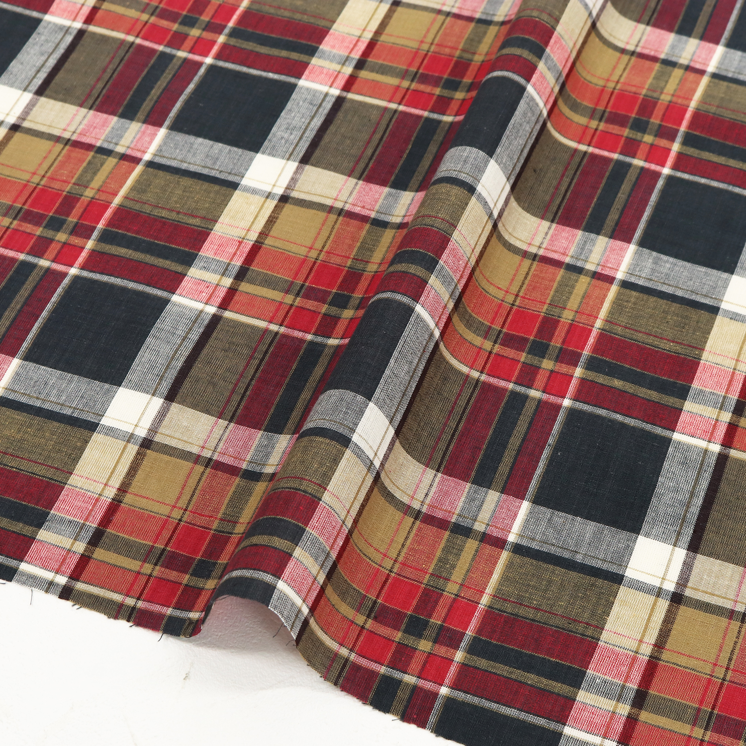 IND2031-10 Madras Check from India width approx,110cm 1m/unit  (m)