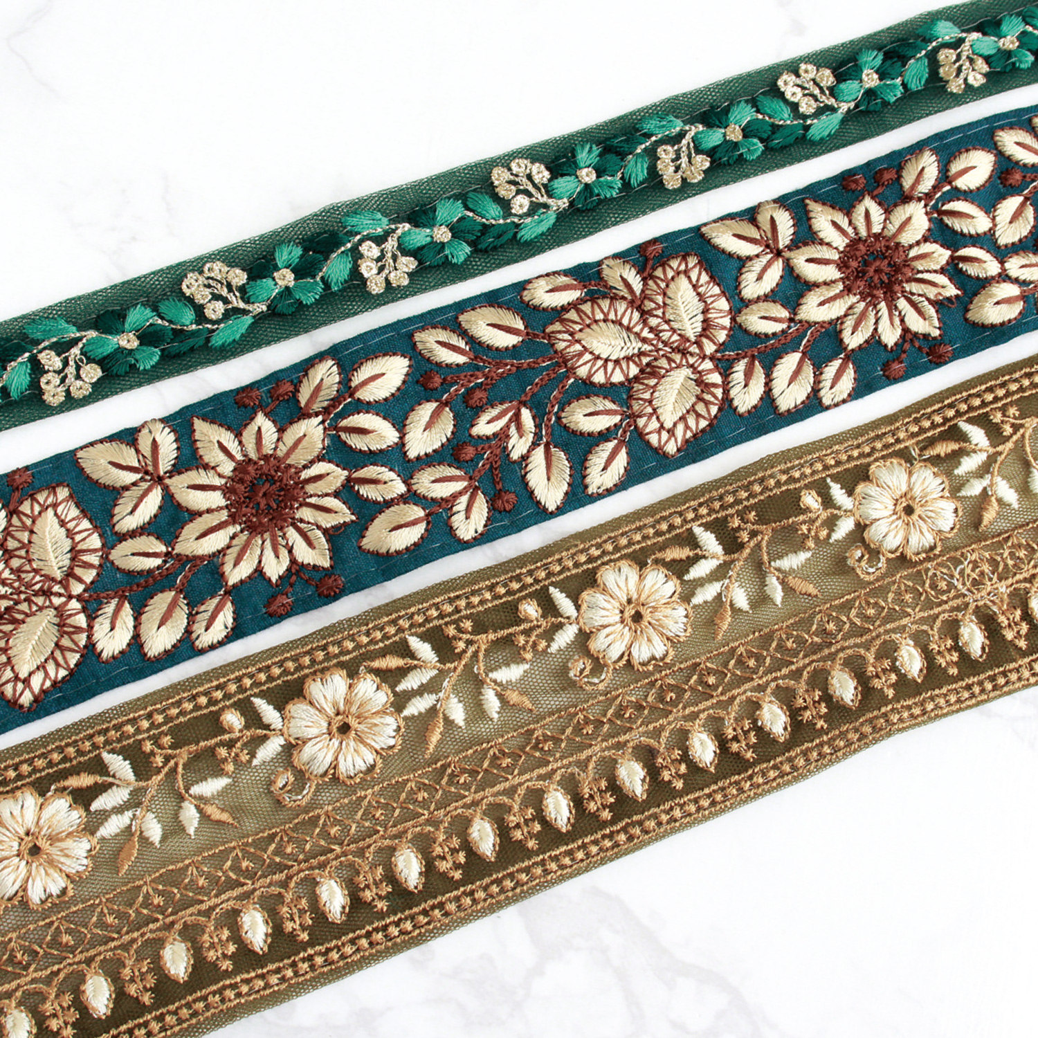 インド刺繍リボンアソートセット「手芸材料の卸売りサイトChuko Online」
