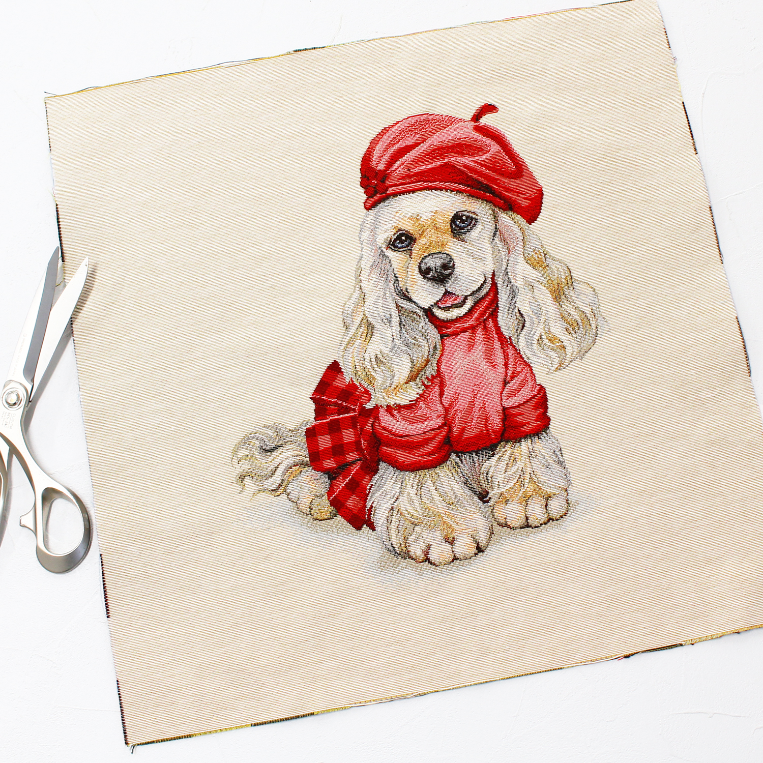 ■ARTI-KISS6110-3 GOBELIN Panel Fabric from Europe width approx,47x47cm same design 3 sheet set (set)