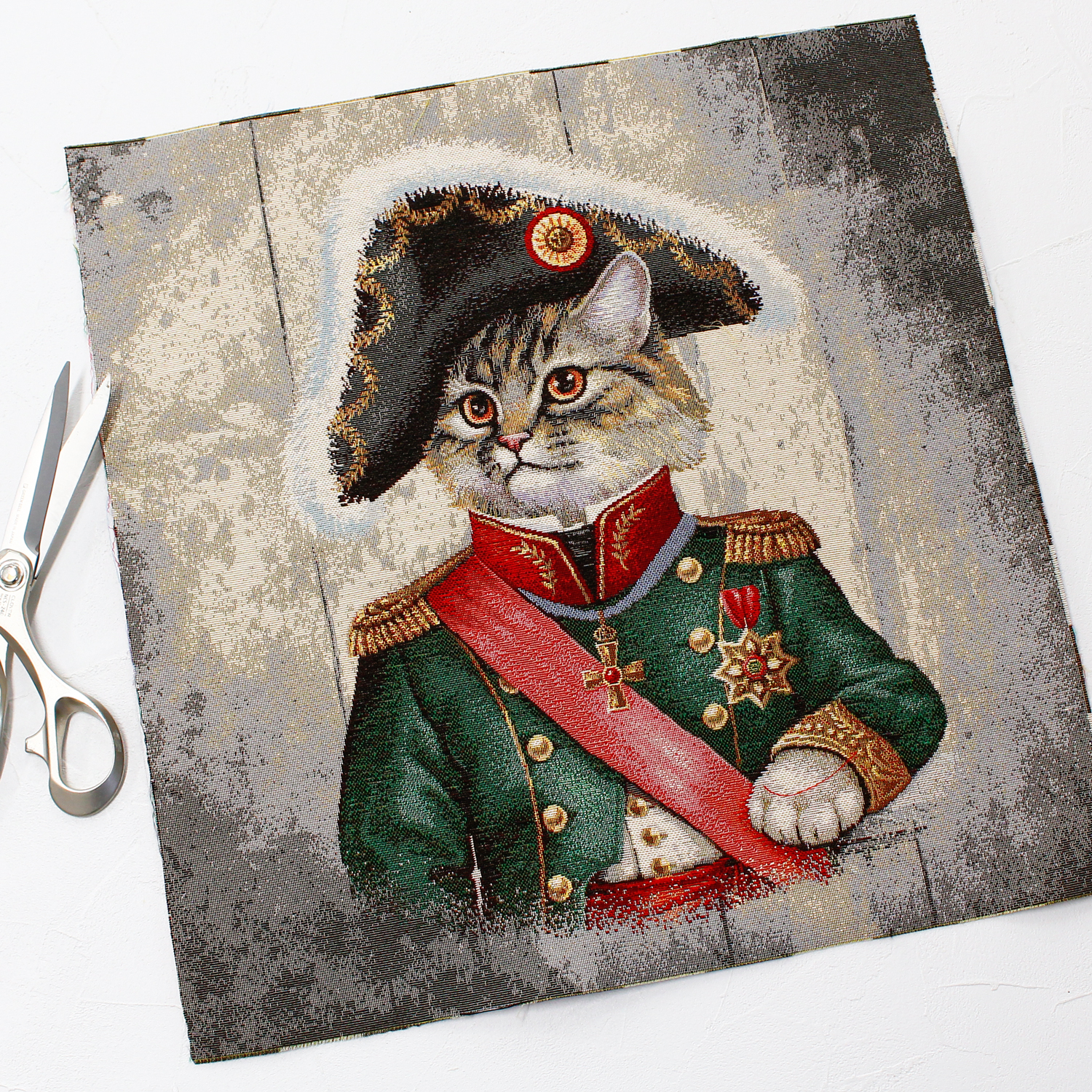 ■ARTI-KISS618-3 GOBELIN Panel Fabric from Europe width approx,47x47cm same design 3 sheet set (set)