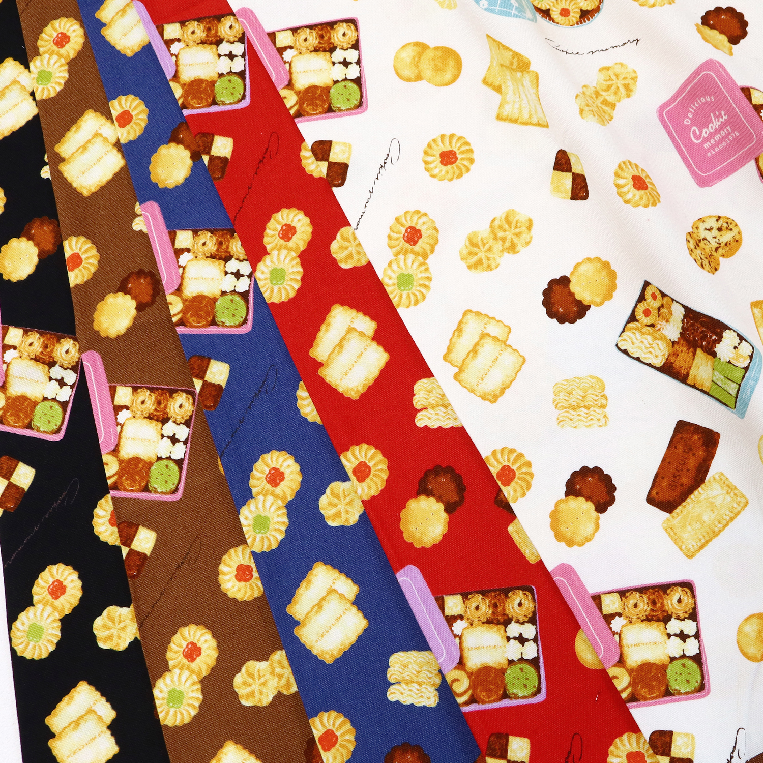 AP55108H-2 Cookie can, Oxford print fabric, width approx. 110cm, 1m/unit (m)
