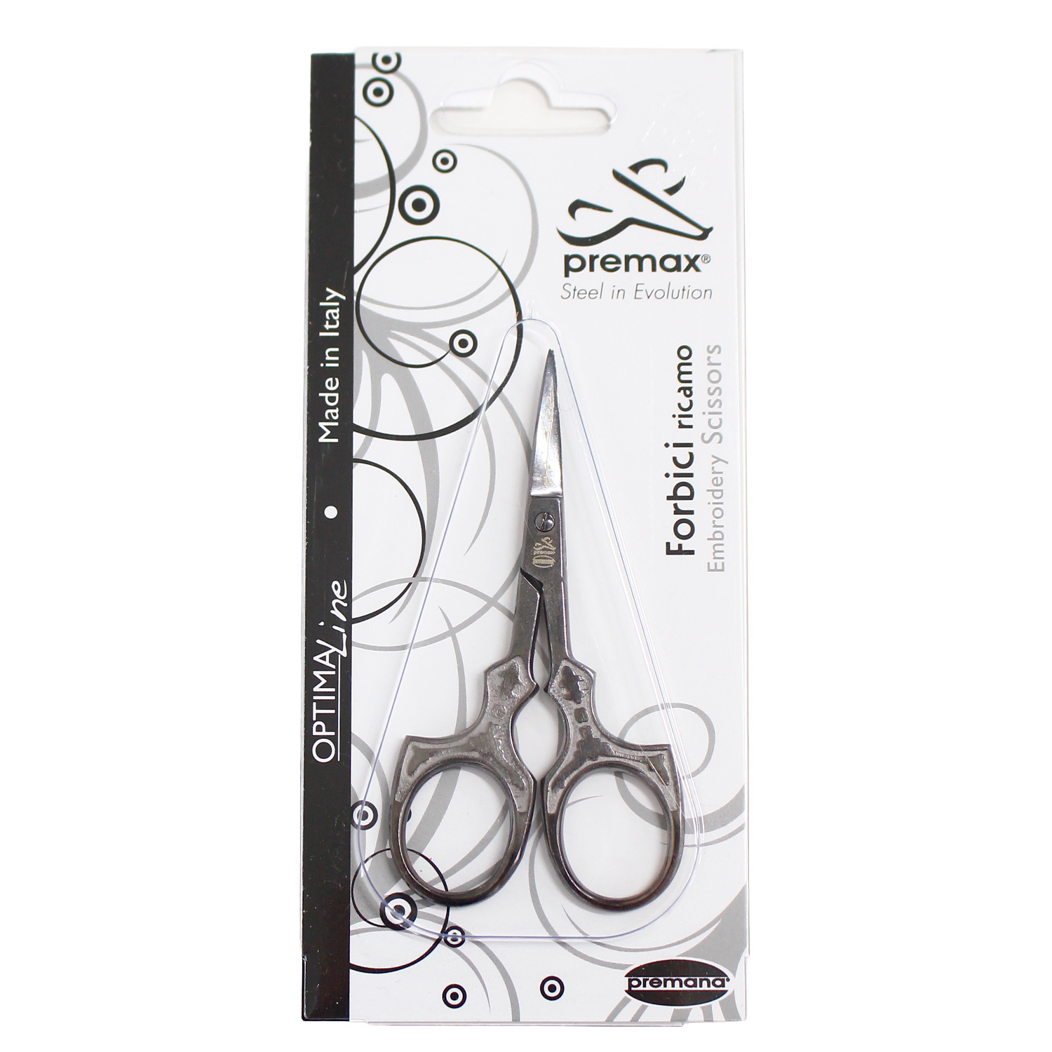 PRE10598 Arabesque embroidery scissors Classic 9cm (pcs)