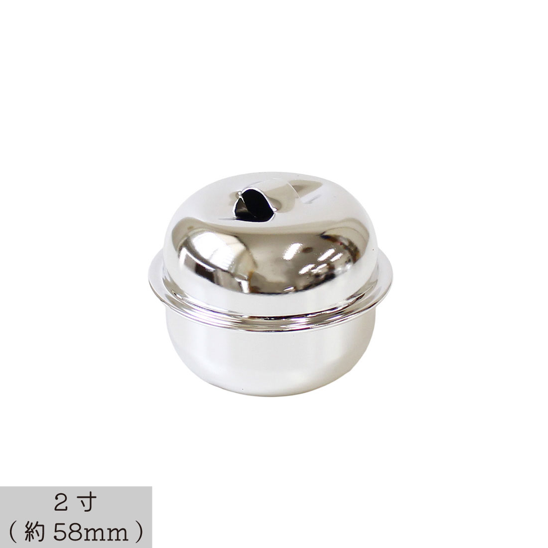 FSZ-56MM-S 福鈴 2寸(約58mm) 銀 (個)