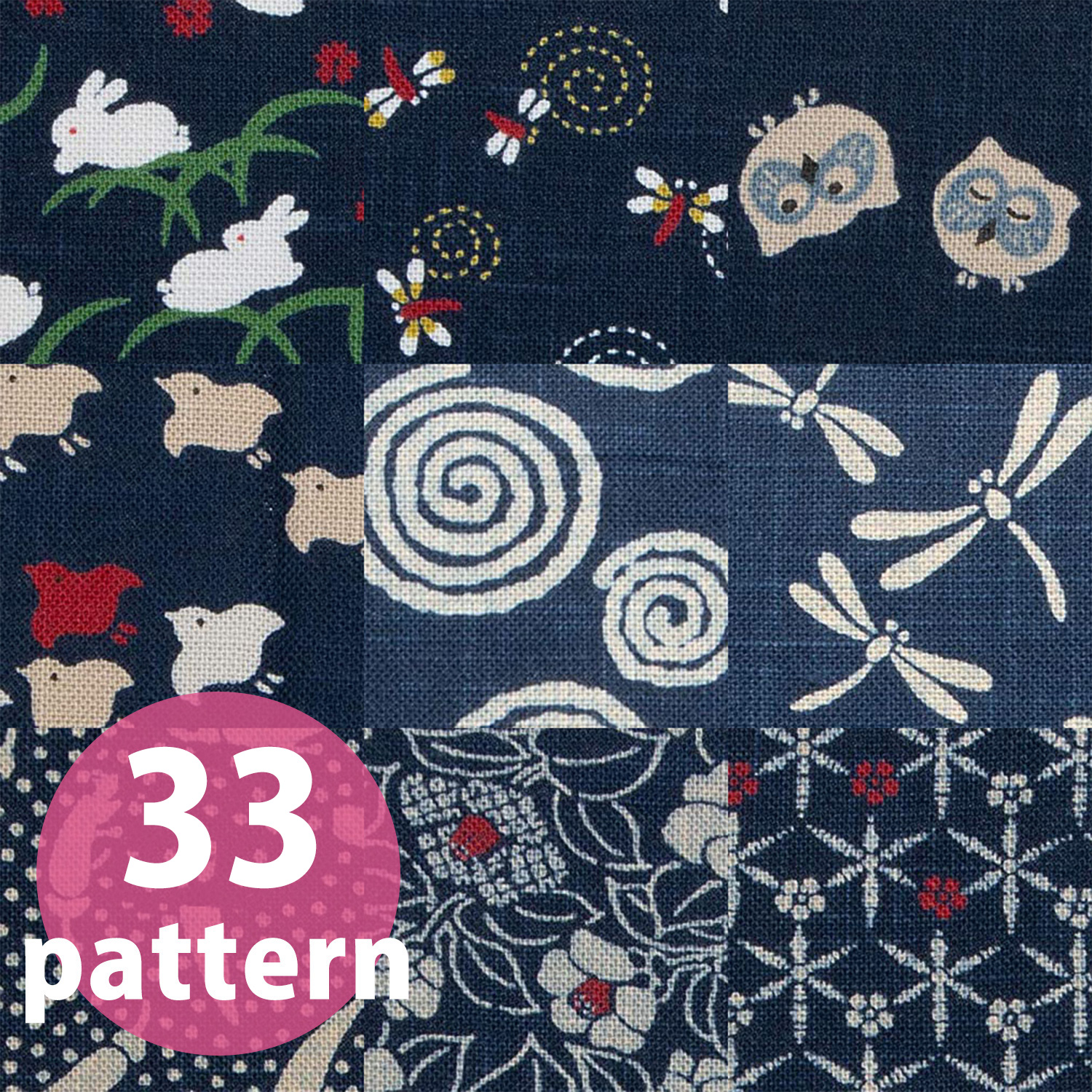 Japanese Modern Fabric 1m/unit (m)