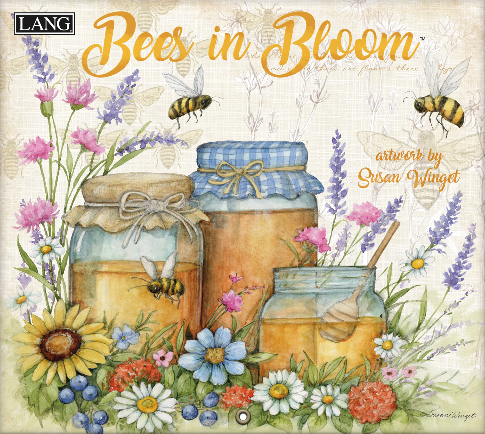 US27C 2027年USAカレンダー 「Bees In Bloom」  (冊)