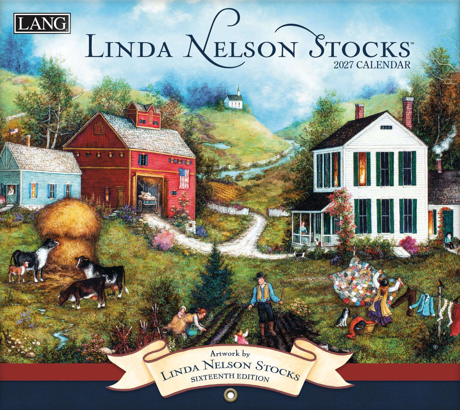 US27J 2027年USAカレンダー 「Linda  Nelson  Stocks」  (冊)