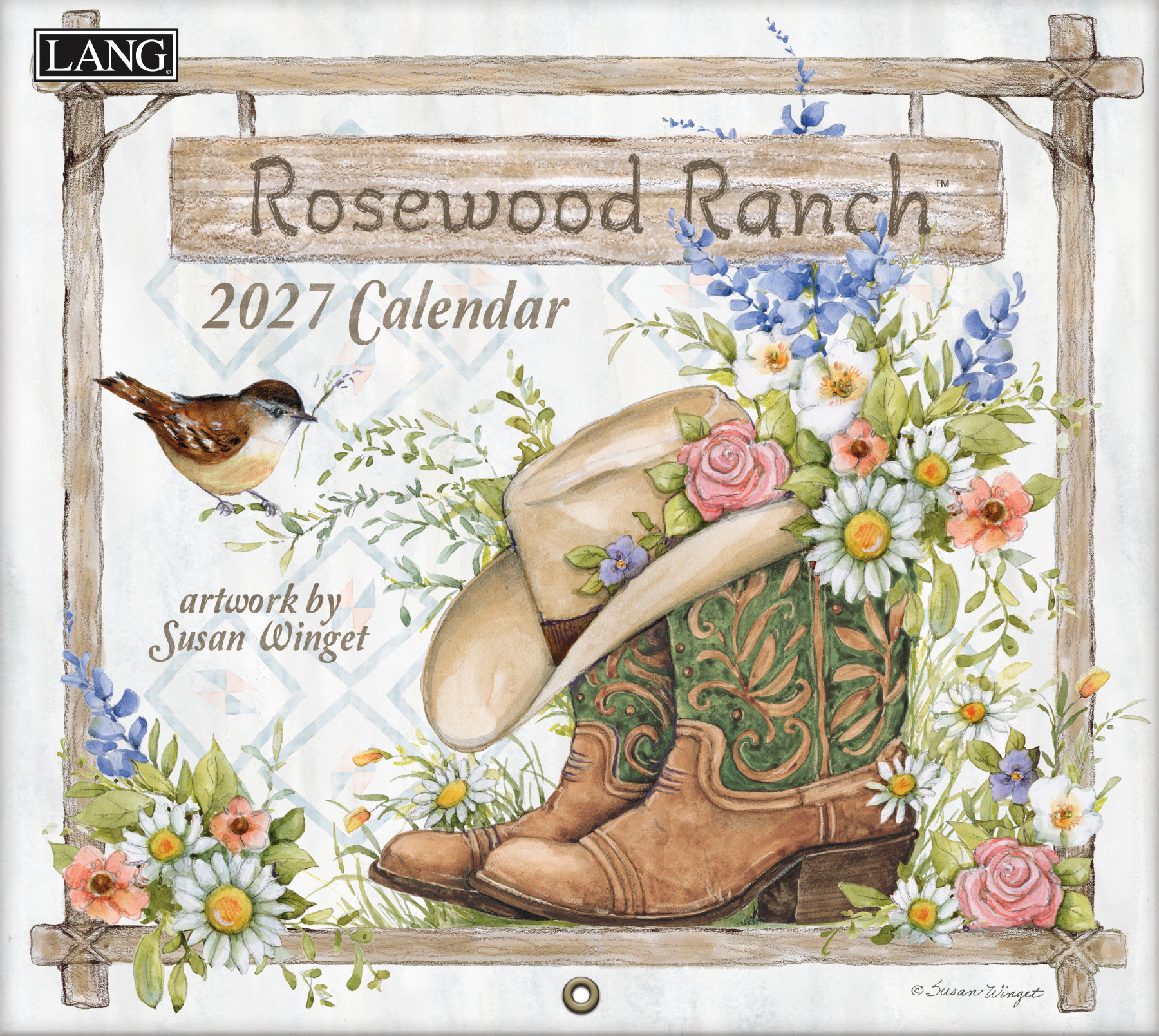 【第二弾】US27N 2027年USAカレンダー 「Rosewood Ranch」  (冊)