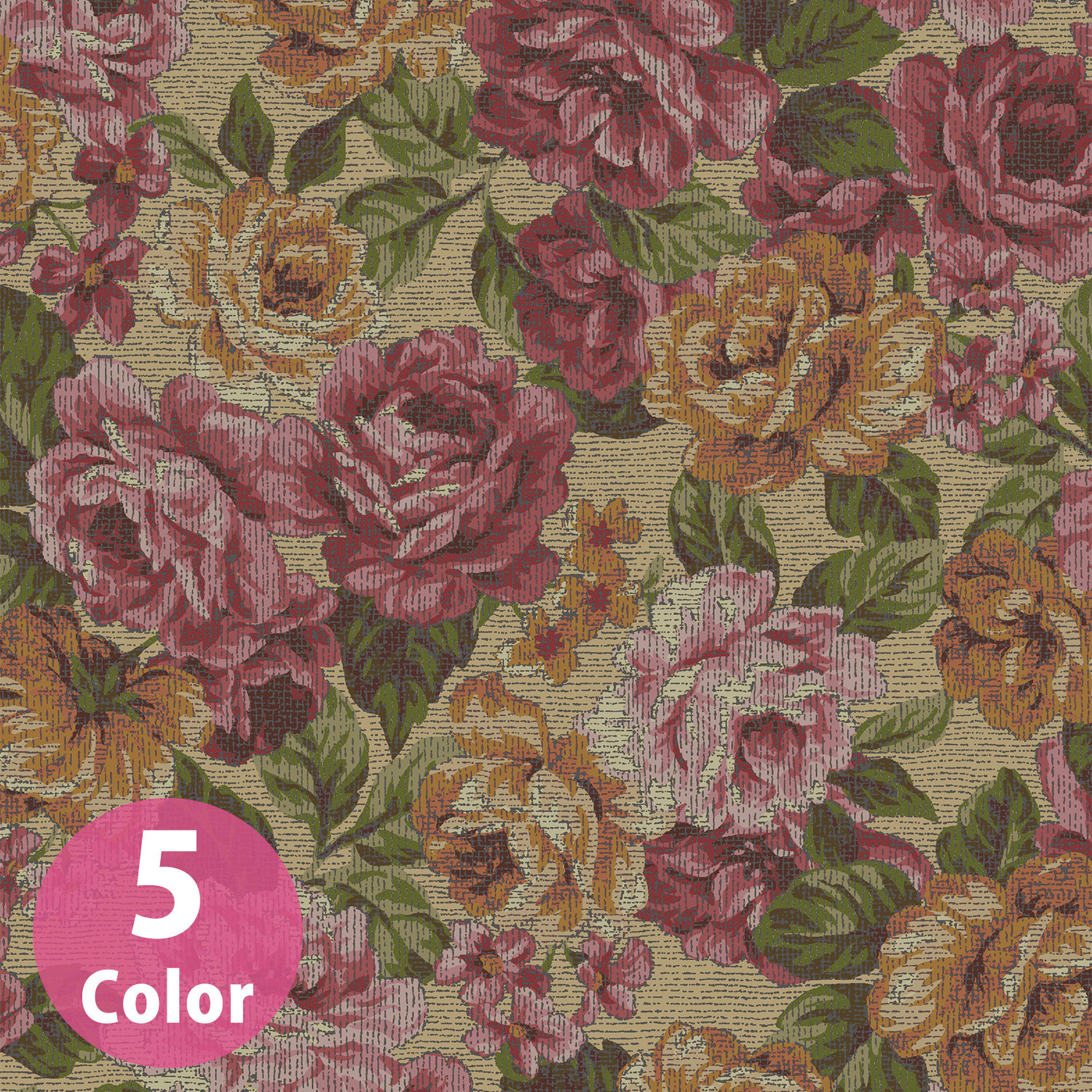 RU2540H-11 RURU BOUQUET -Noble Gobelin- シーチング 巾約112cm 1m単位 (m)