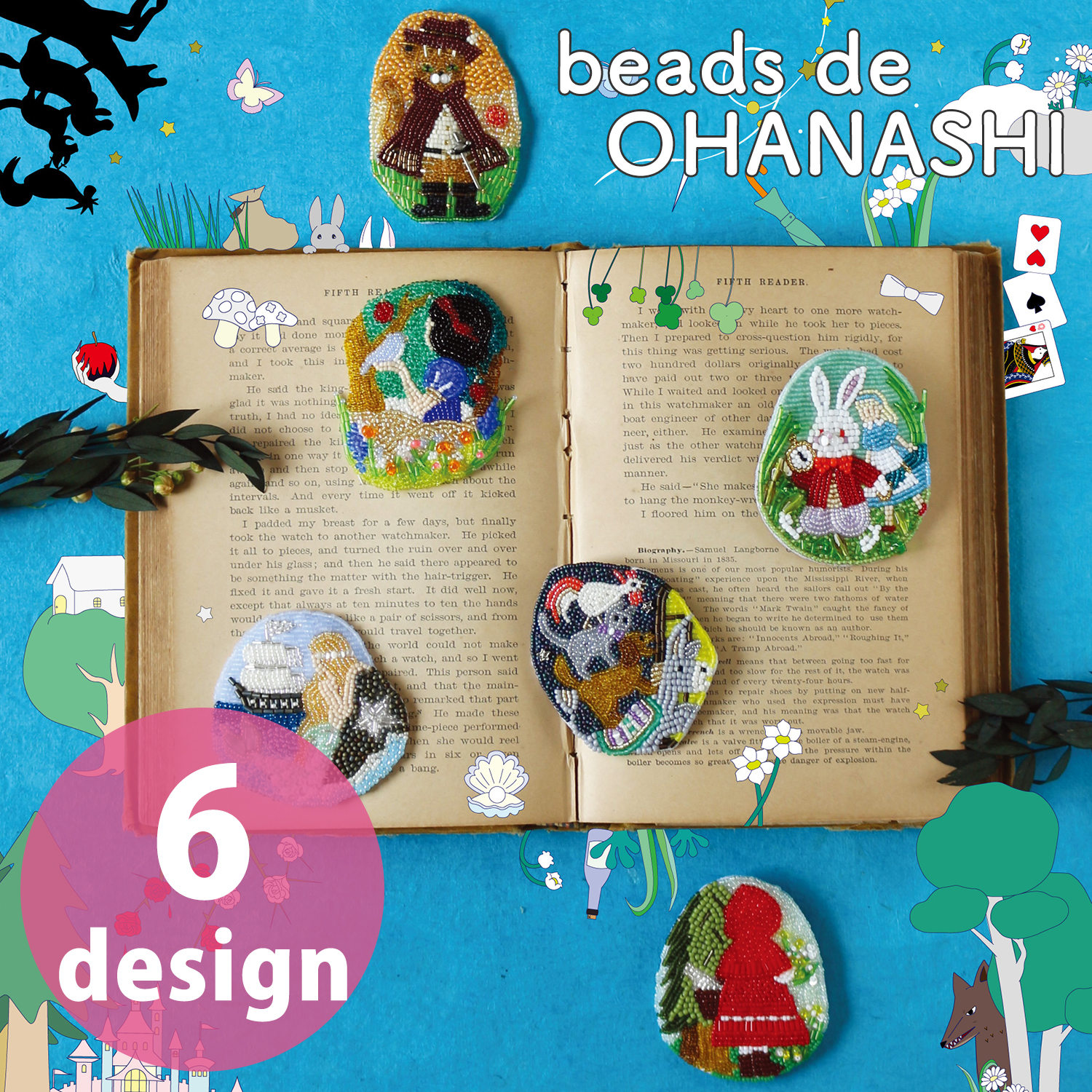 TOH-DW beads de OHANASHI Beads Embroidery Kit (Bag)