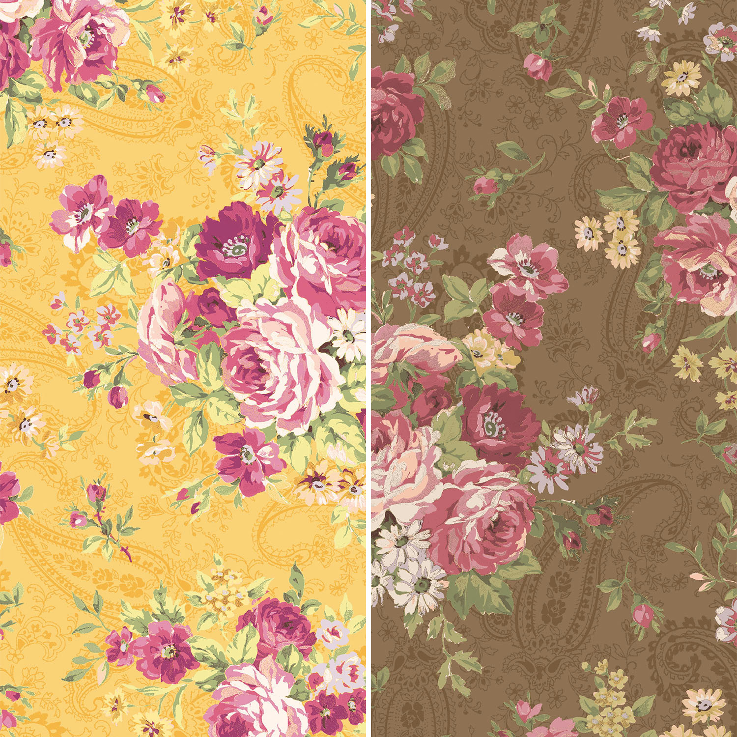 RU2520H-12 RURU BOUQUET シーチング 巾約112cm 1m単位 (m)