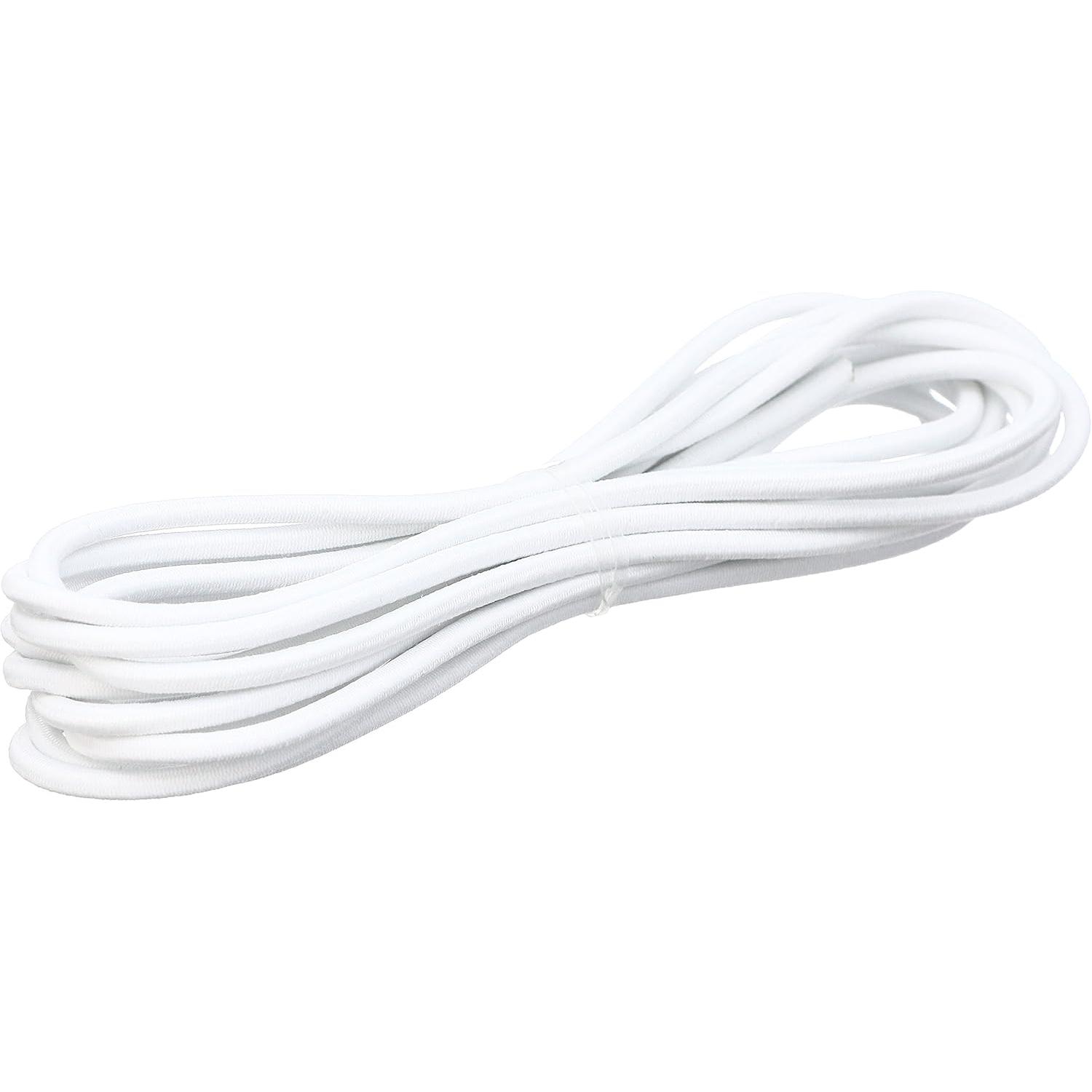 KW12124 Elastic Rope for Outdoors 3 mm White (pcs)