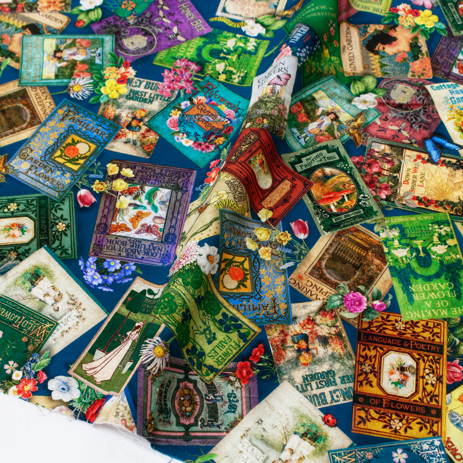 [0809 New Pattern] ROB23000-238 Plant Encyclopedia ROBERTKAUFMAN USA Print 1m unit (m)