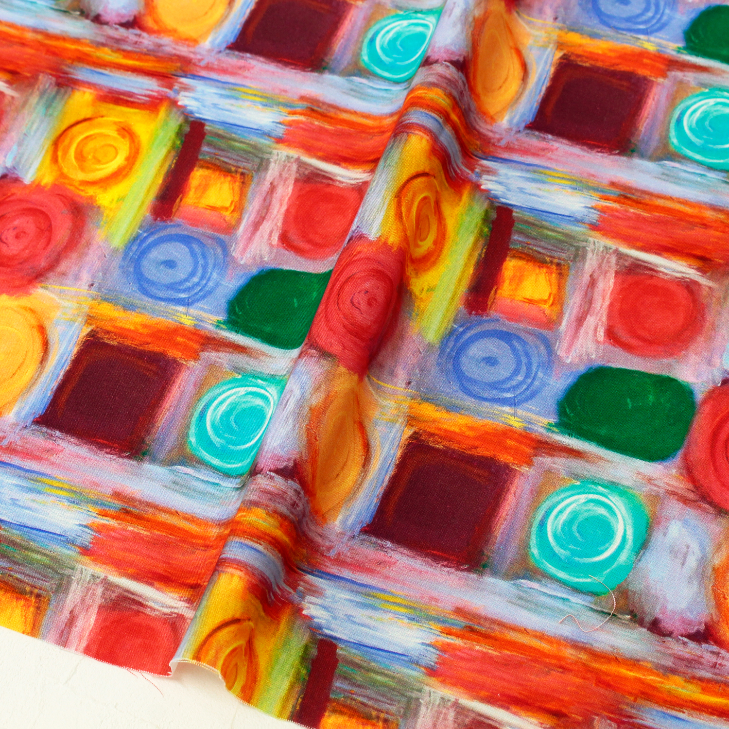 [0809 New Pattern] FSP717 Colorful Paint FreeSpirit USA Print 1m unit (m)