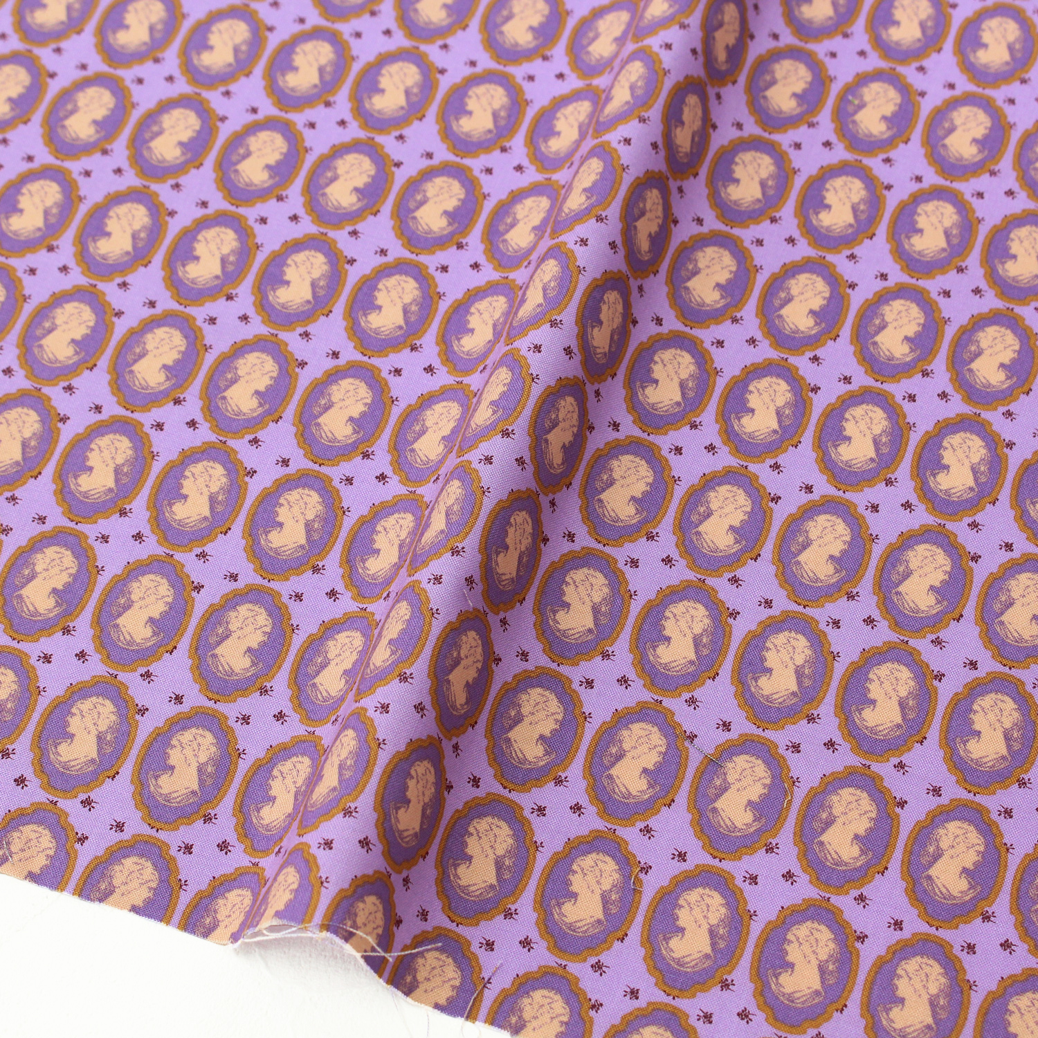 [0809 New Pattern] FSP727 Purple Brooch FreeSpirit USA Print Unit 1m (m)