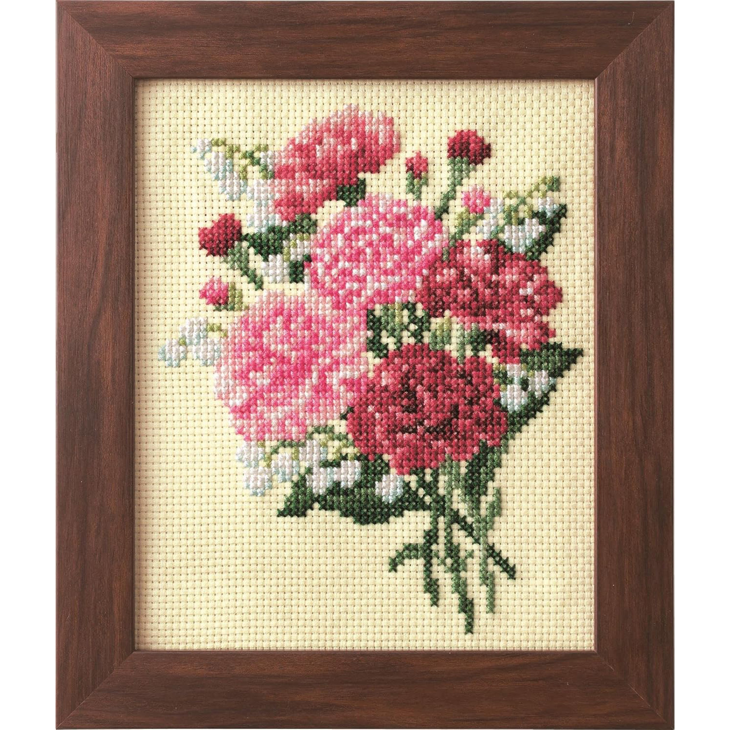 CSK522205 LECIEN [Lucian] Cosmo Embroidery Kit Seasonal Flower Arrangement Carnation and Lily Valley (Pieces)