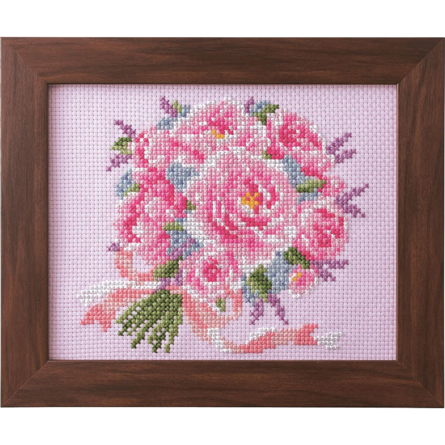 CSK522206 LECIEN [Lucian] Cosmo Embroidery Kit Seasonal Flower Arrangement Peony Bouquet (Pieces)