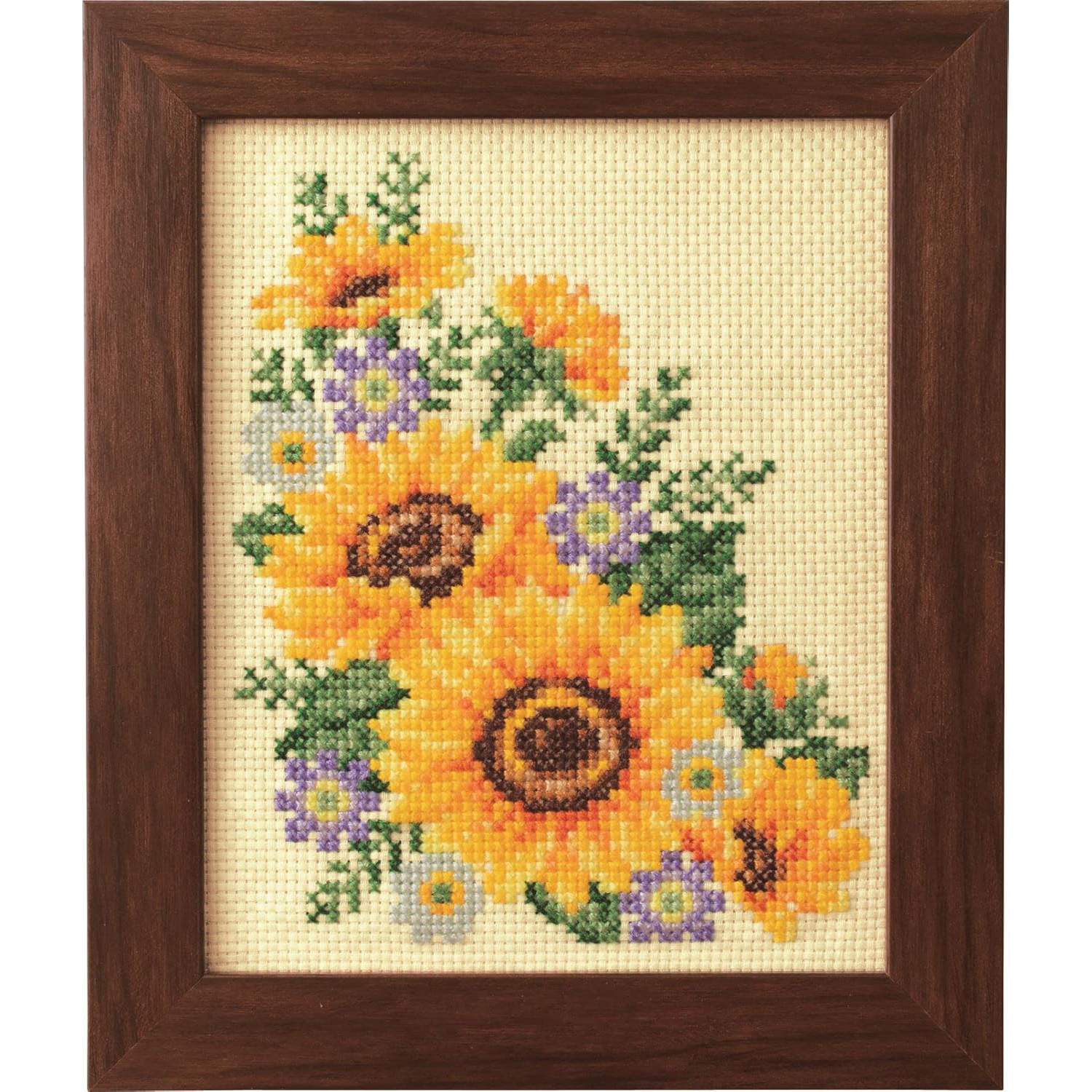 CSK522207 LECIEN [Lucian] Cosmo Embroidery Kit Flower Arrangement to Color the Seasons Sunflowers and the Forgotten City (Pieces)