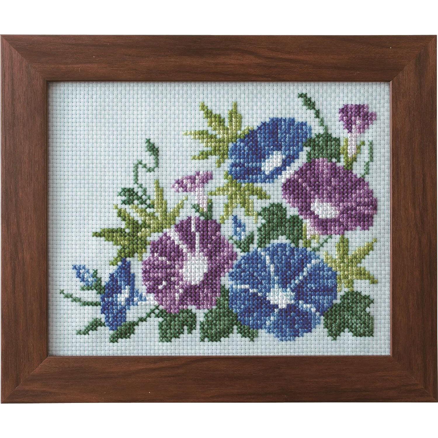 CSK522208 LECIEN [Lucian] Cosmo Embroidery Kit Flower Arrangement to Color the Seasons Morning Glory and Green Leaves (Personal)