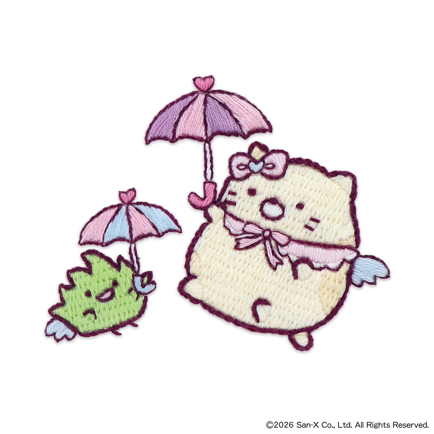 OLY-Z-9 はってはじめる刺しゅうキット 「すみっコぐらし」  ねこ・ざっそう  (個)