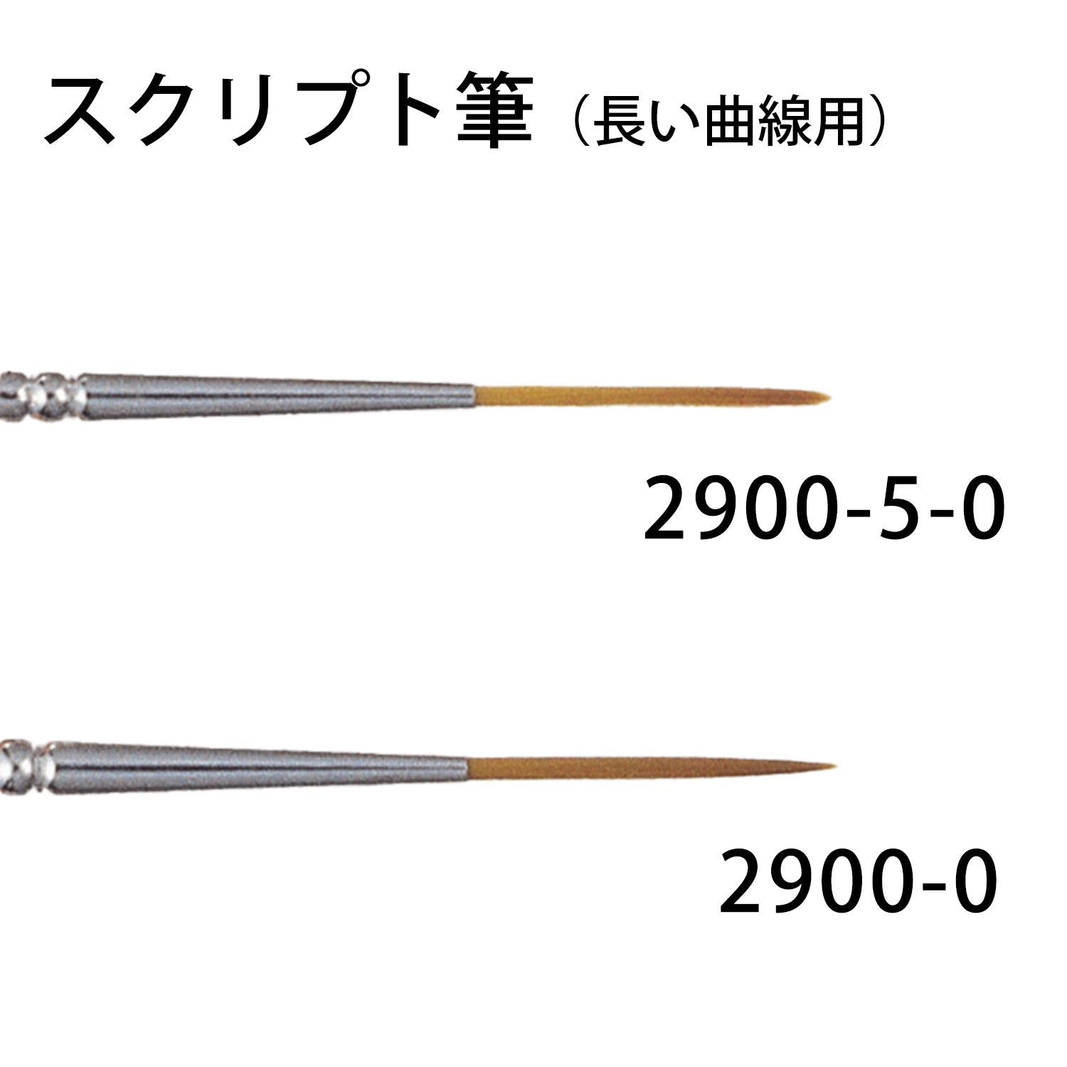 2900 トール筆 アップルゴールデンタクロン スクリプト筆 (本)